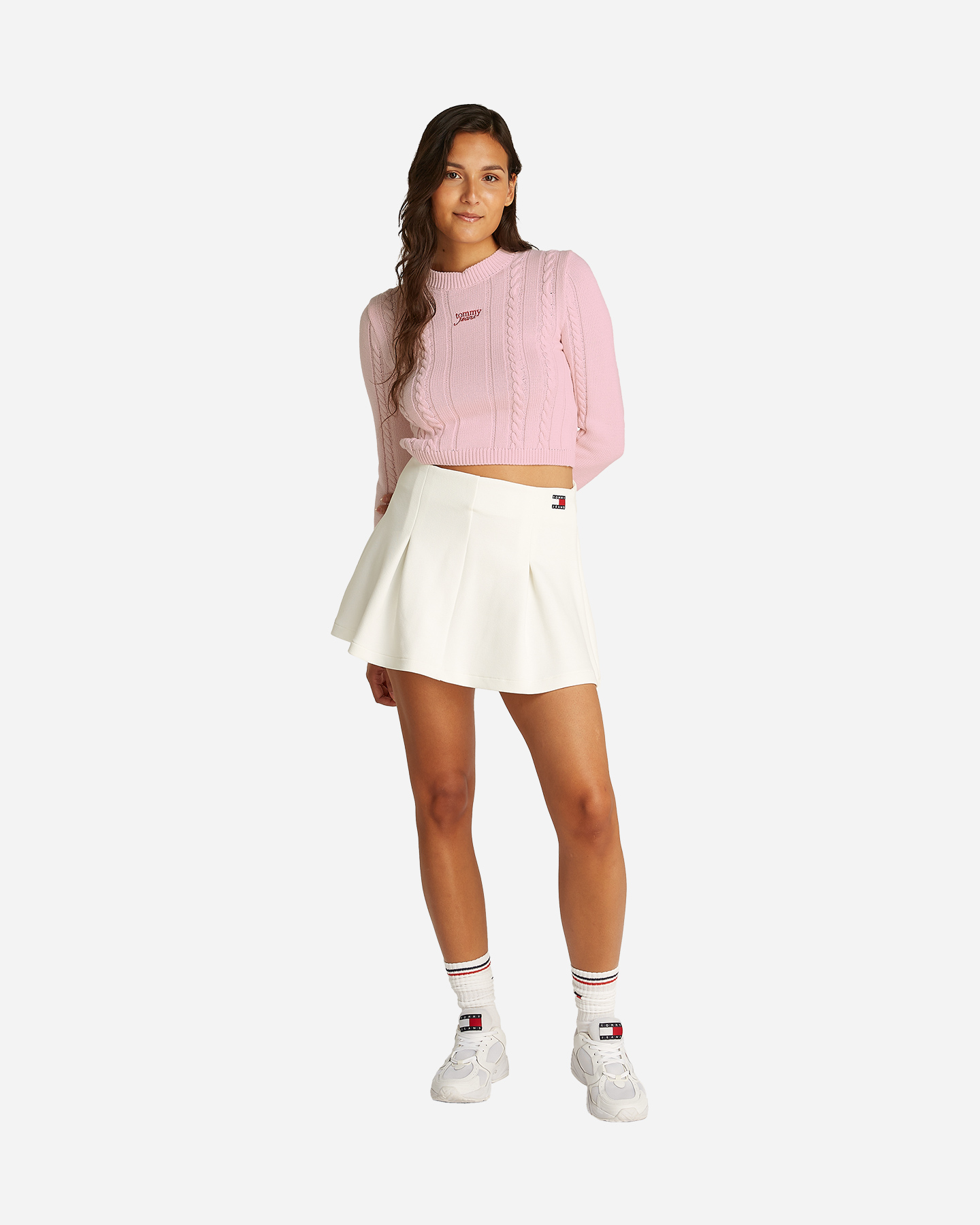 Maglione TOMMY HILFIGER LOGO SCRIPT W - Rosa - 3 | Cisalfa Sport