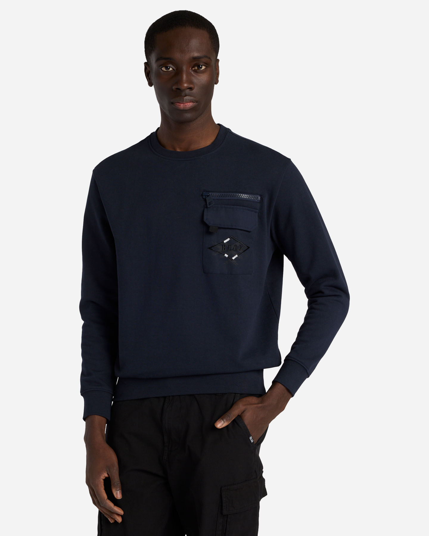 Felpa BEAR URBAN ASKED M - Blu - 1 | Cisalfa Sport