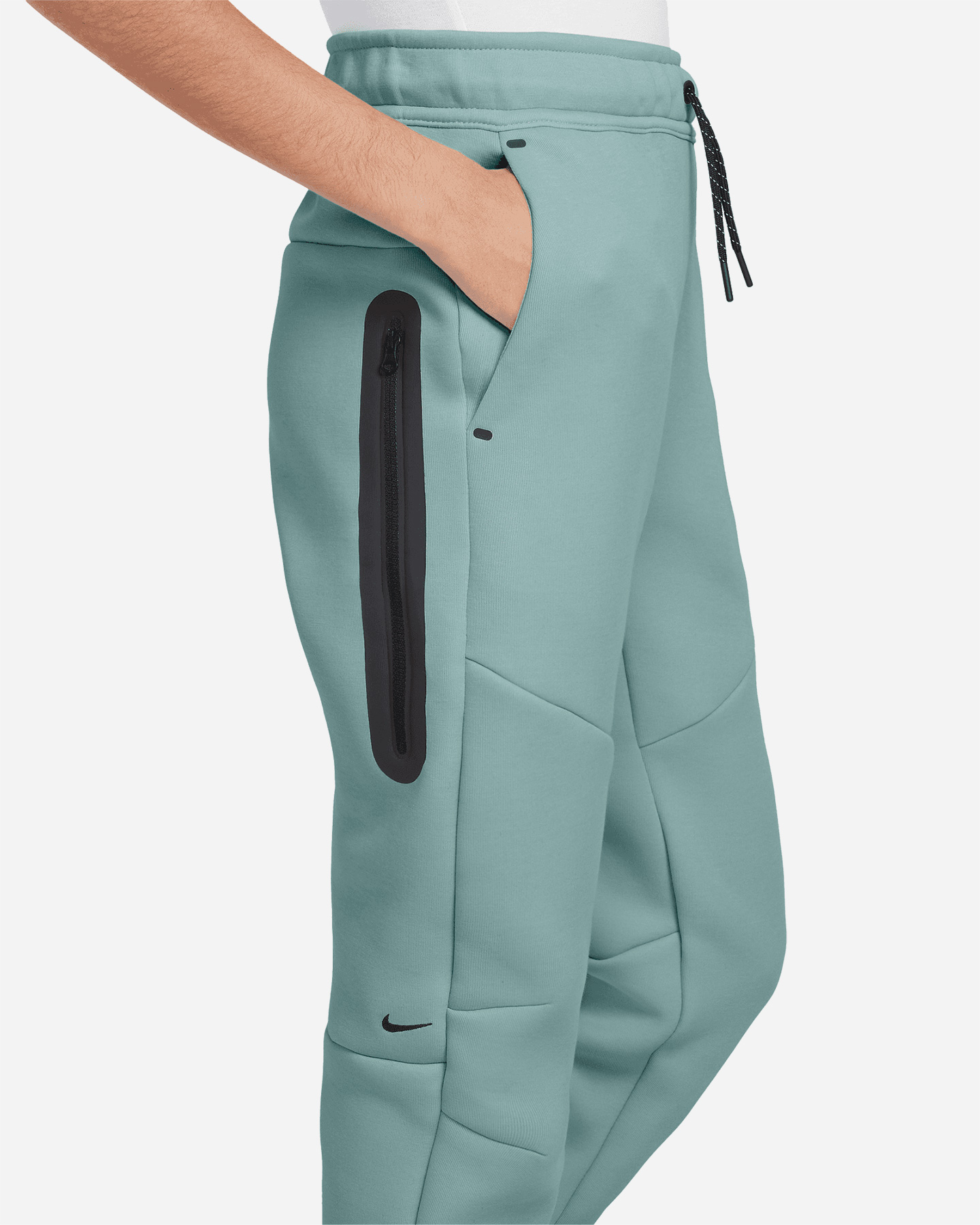 Pantalone NIKE TECH FLEECE 2 JR - Azzurro - 2 | Cisalfa Sport