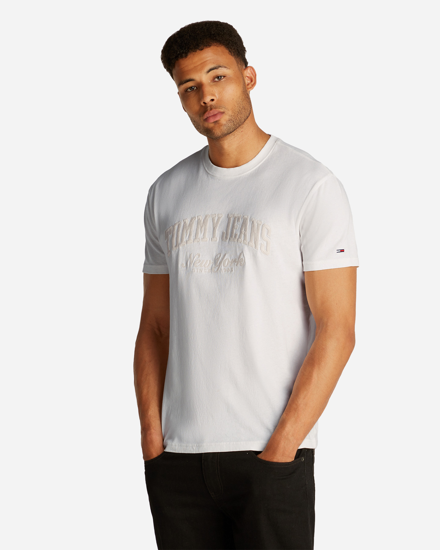 T-shirt TOMMY HILFIGER VINTAGE VARSITY M - Bianco - 2 | Cisalfa Sport