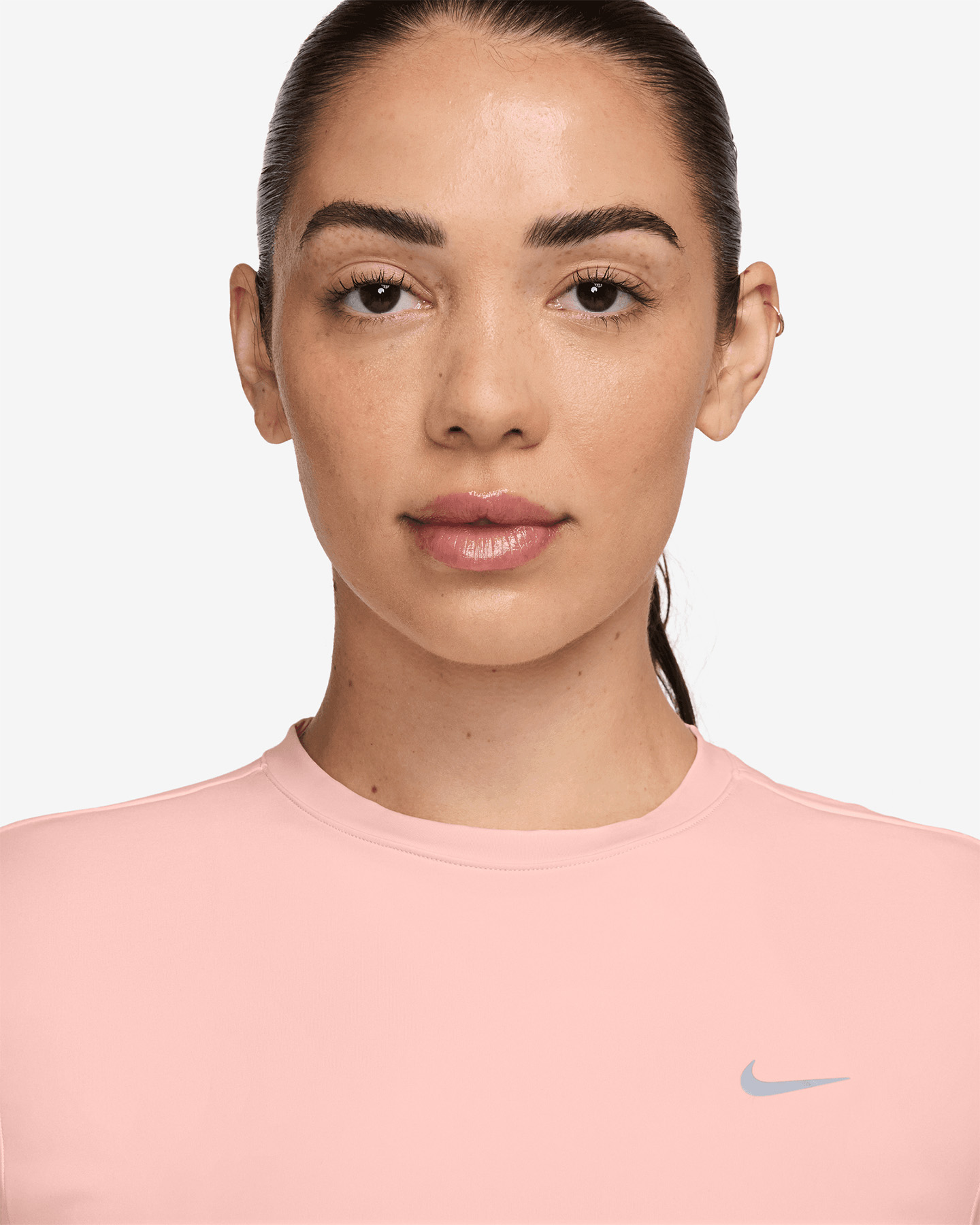 T-shirt running NIKE SWIFT W - Rosa - 2 | Cisalfa Sport