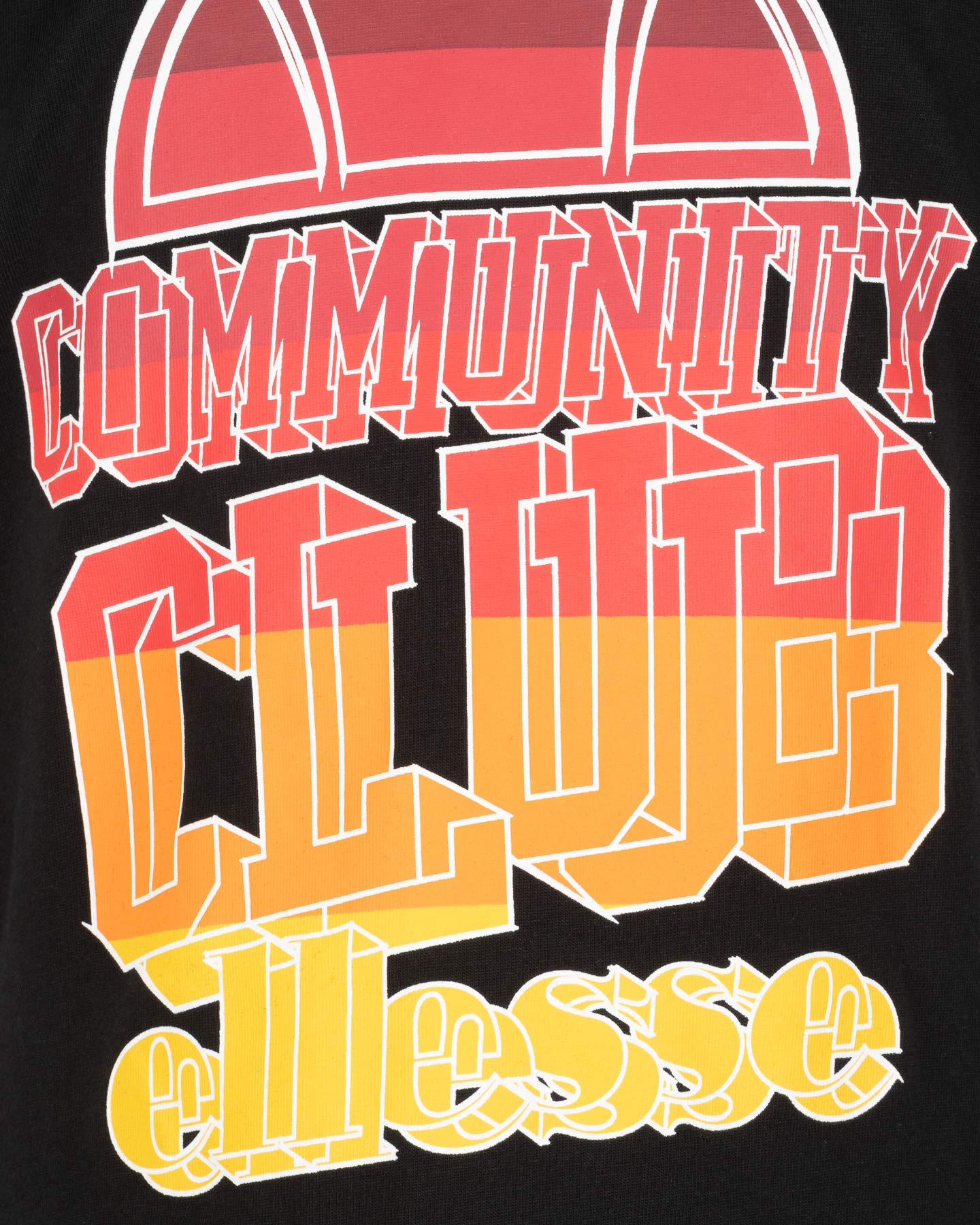 T-shirt ELLESSE COMMUNITY CLUB JR - Nero - 2 | Cisalfa Sport