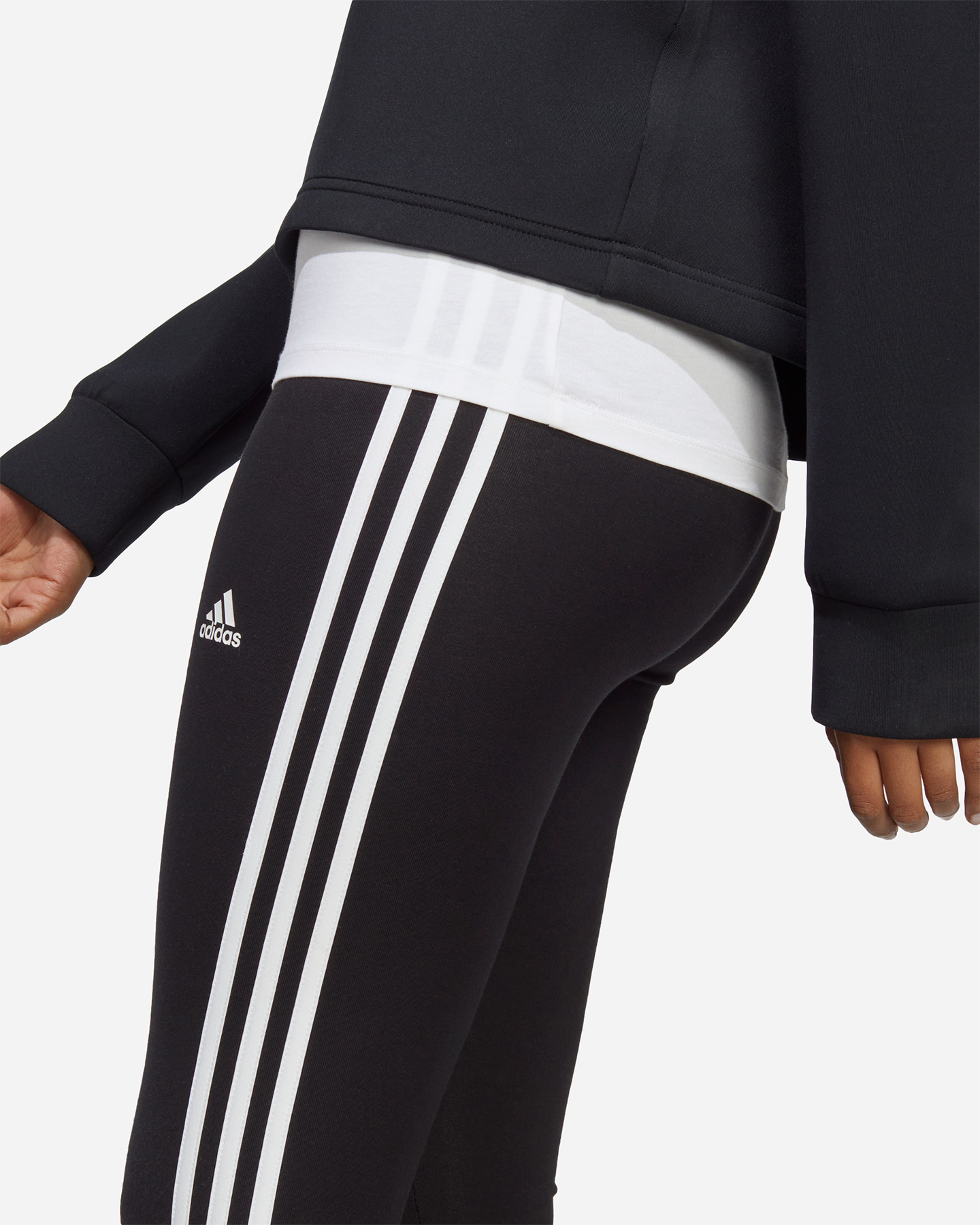 Leggings ADIDAS 3STRIPES W - Nero - 4 | Cisalfa Sport