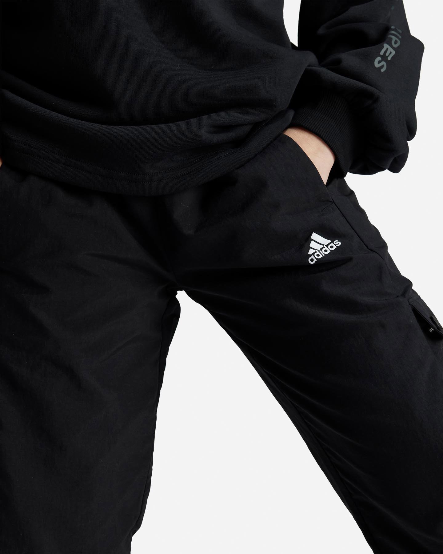 Pantalone ADIDAS STREET JAM JR - Nero - 5 | Cisalfa Sport