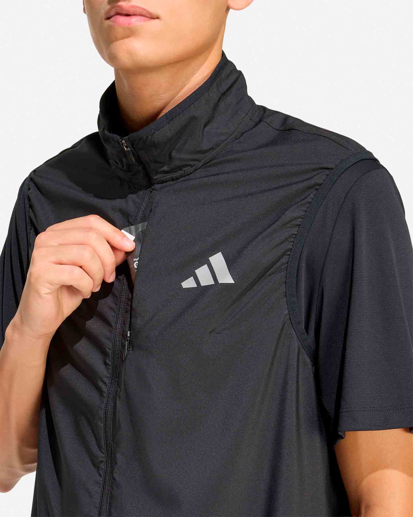 Giacca running ADIDAS ADI365 RUN ESSENTIALS M - Nero - 4 | Cisalfa Sport