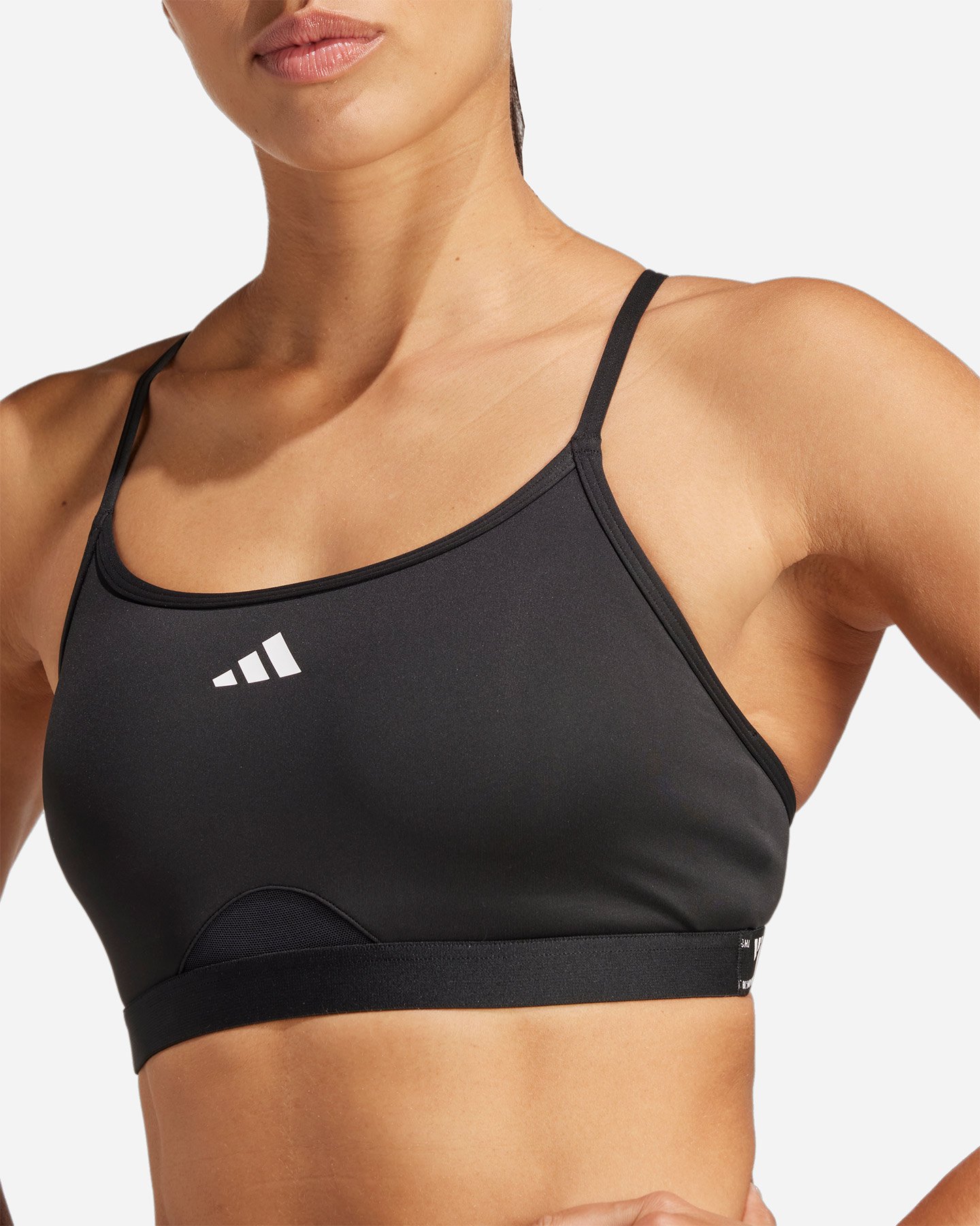 Bra training ADIDAS AEROREACT TRAINING 3STRIPES W - Rosa - 5 | Cisalfa Sport