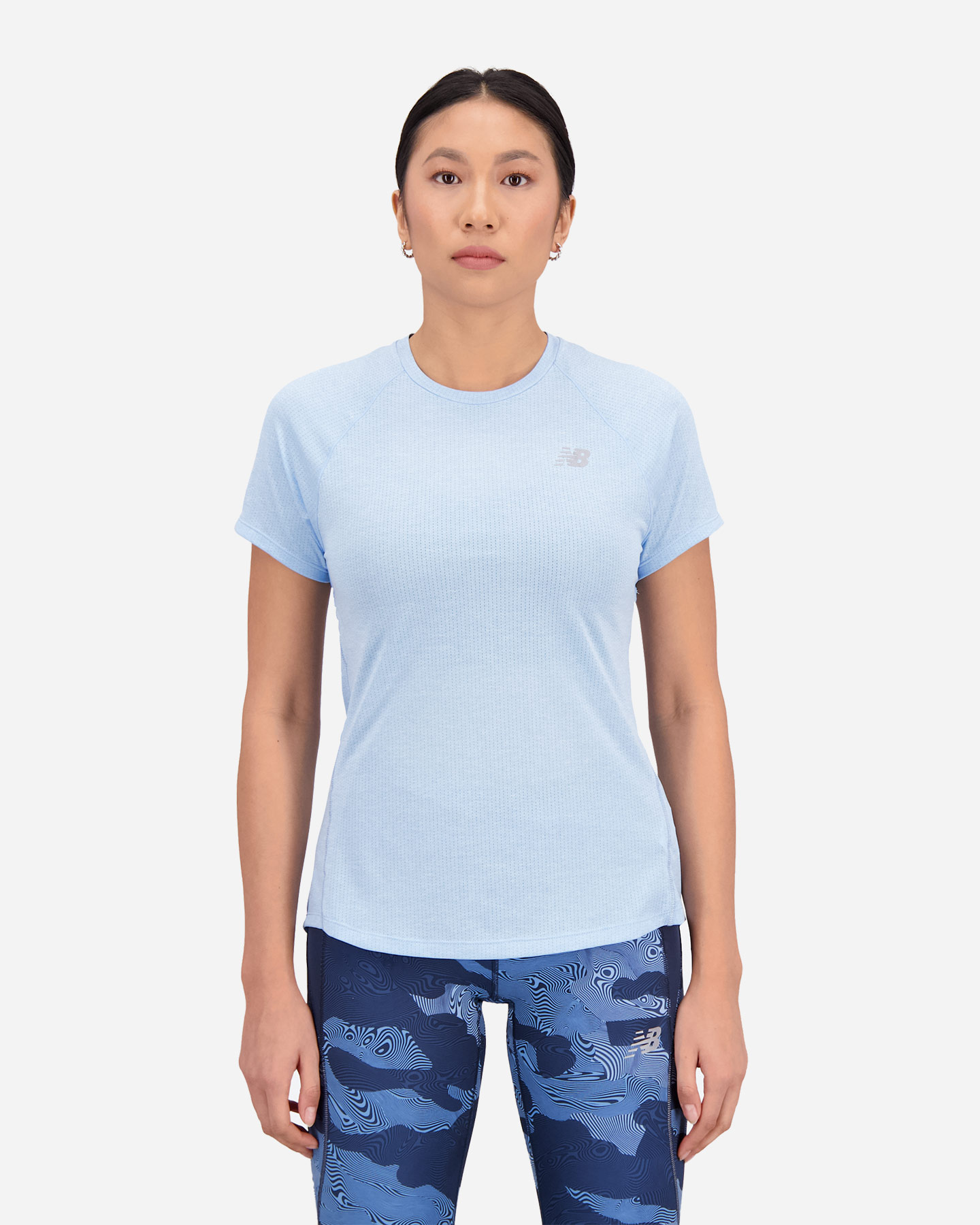 T-shirt running NEW BALANCE IMPACT RUN W - Azzurro - 0 | Cisalfa Sport