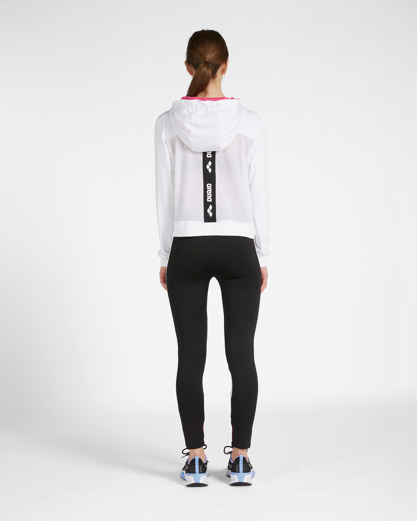 Felpa training ARENA LOGO LINE W - Bianco - 2 | Cisalfa Sport