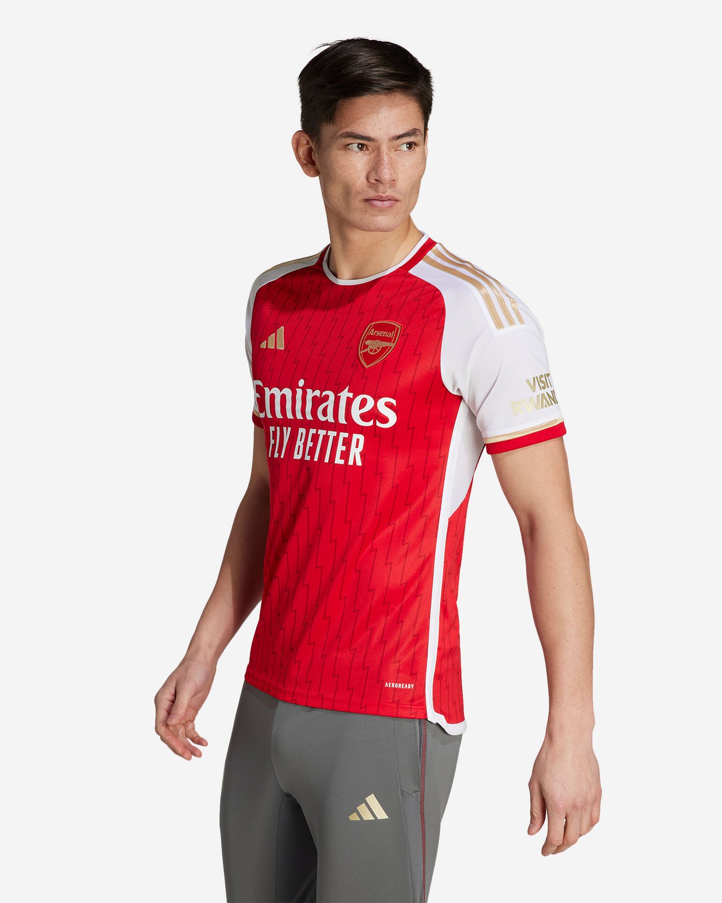 Maglia calcio ufficiale ADIDAS ARSENAL HOME 23-24 M - Rosso - 2 | Cisalfa Sport