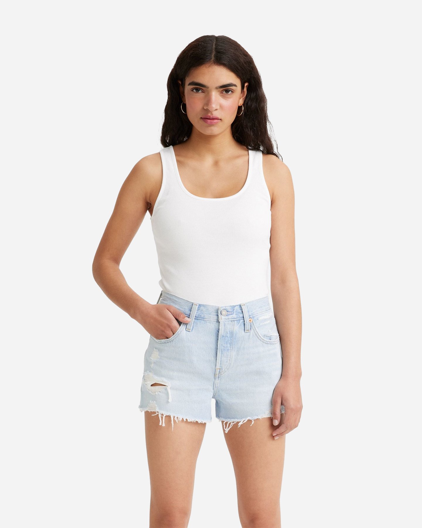 Canotta LEVI'S RIB W - Bianco - 2 | Cisalfa Sport