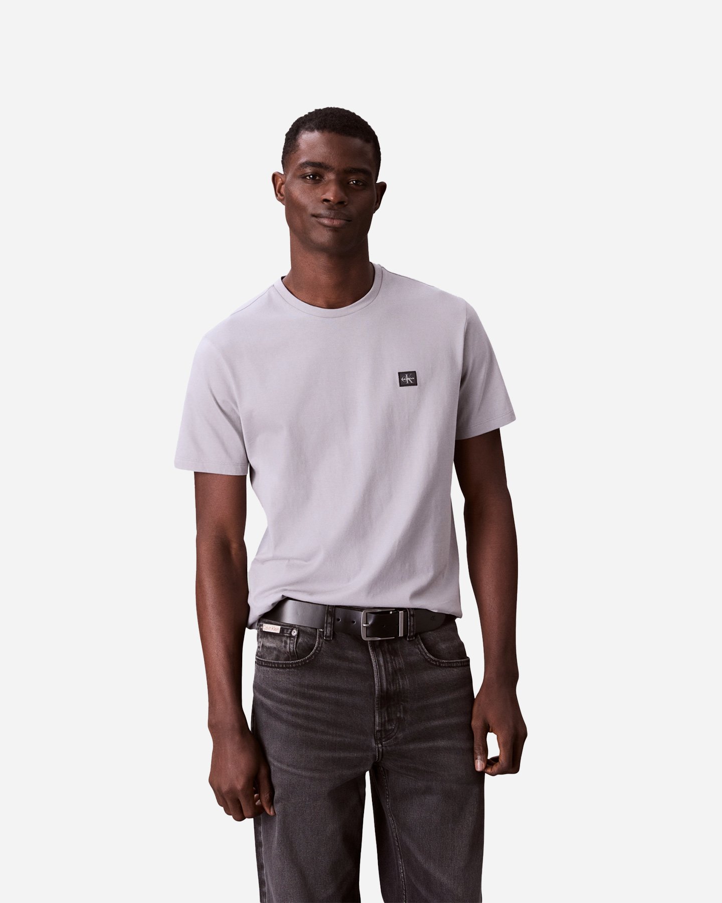 T-shirt CALVIN KLEIN JEANS BADGE M - Grigio - 0 | Cisalfa Sport