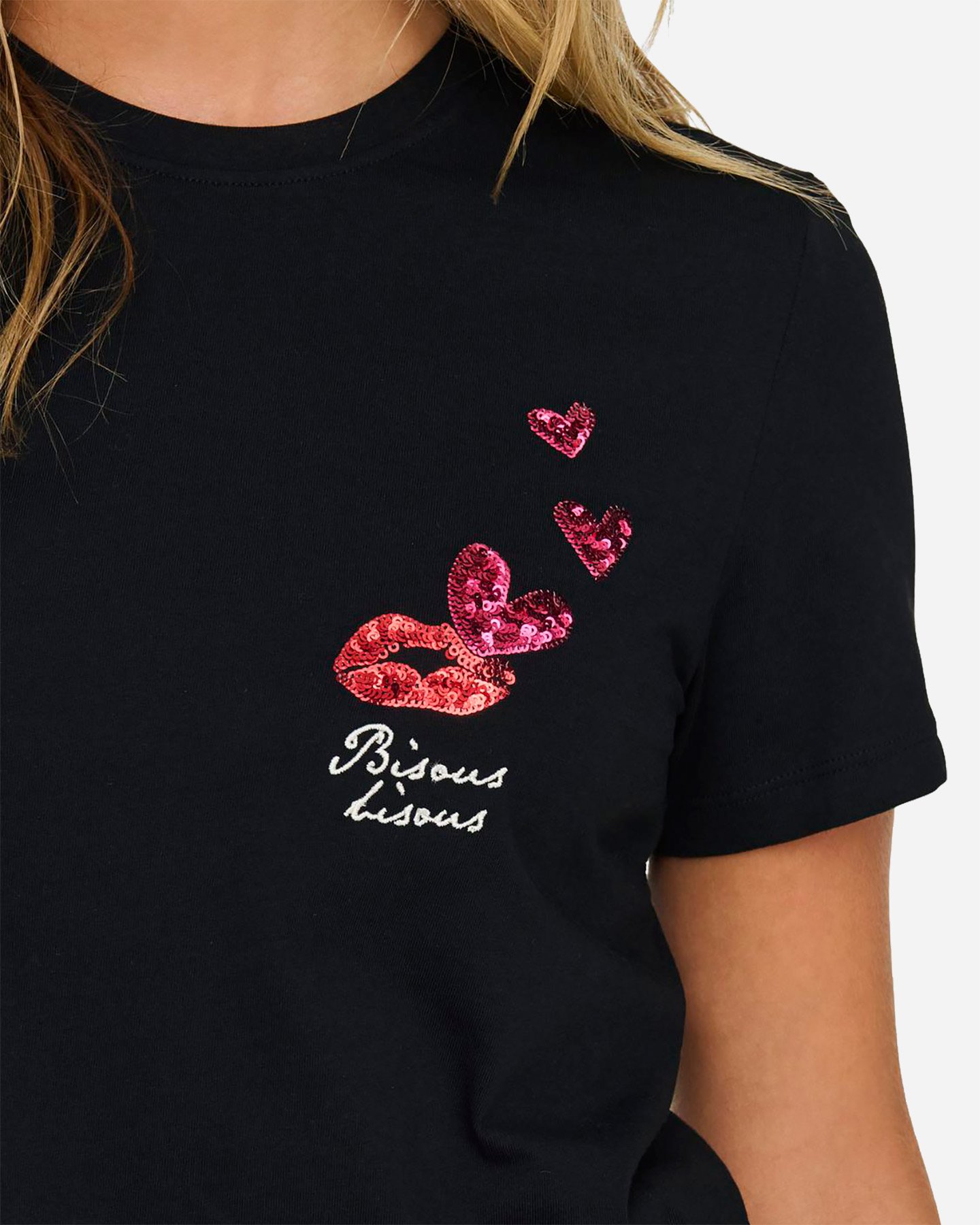 T-shirt ONLY KITA SMACK W - Nero - 5 | Cisalfa Sport