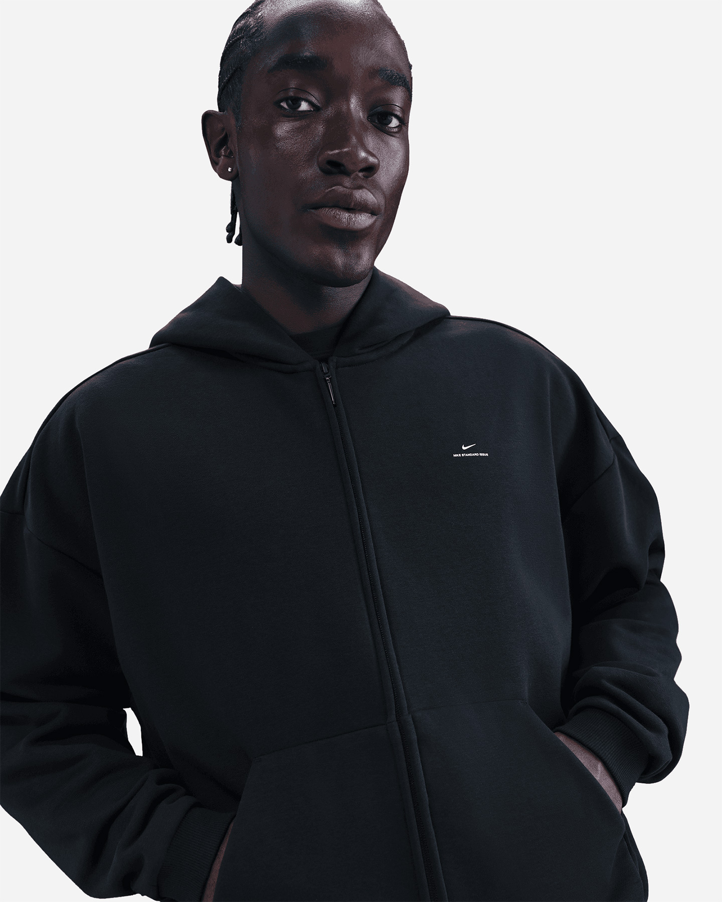 Felpa NIKE FLC THERMA FIT M - Nero - 3 | Cisalfa Sport