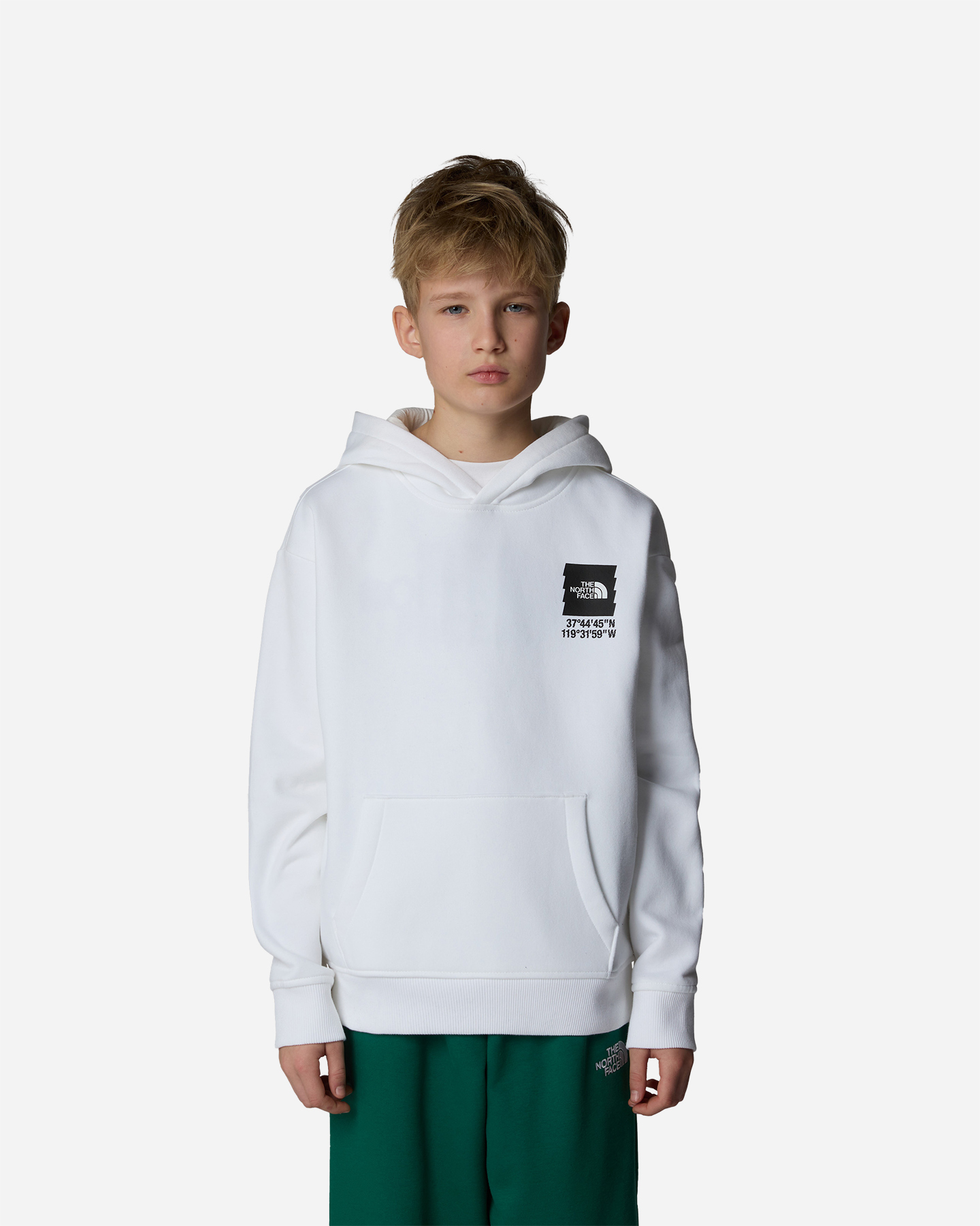 Felpa THE NORTH FACE COORDINATES JR - Bianco - 2 | Cisalfa Sport