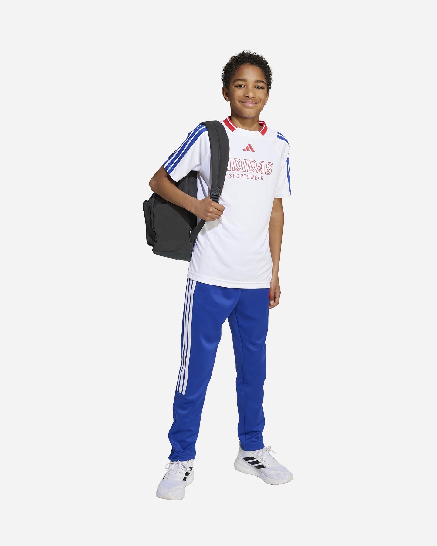 Pantalone ADIDAS 3STRIPES TIRO JR - Blu royal - 2 | Cisalfa Sport