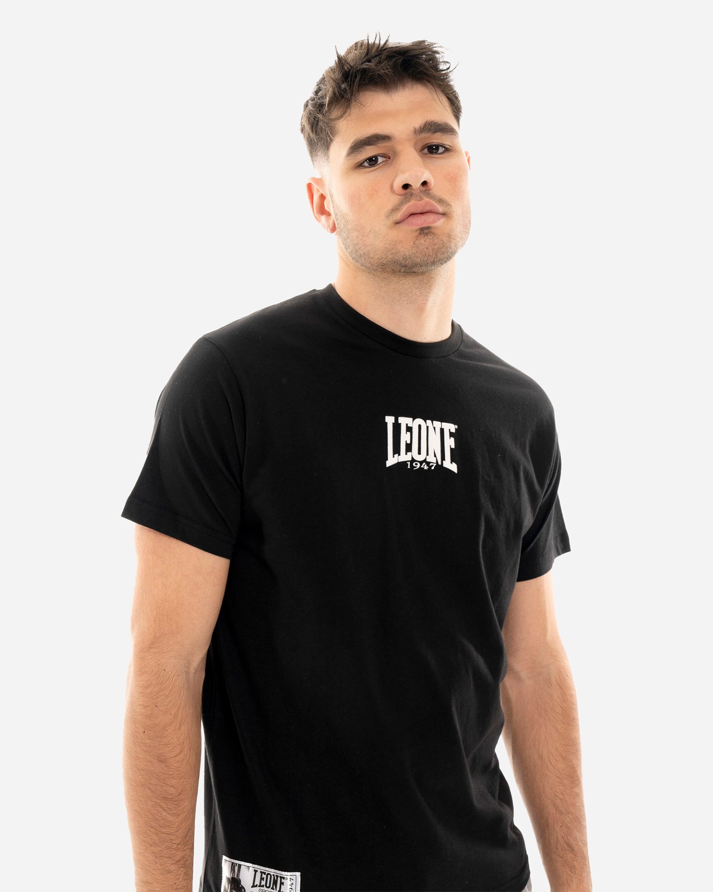 T-shirt LEONE SMALL LOGO M - Nero - 2 | Cisalfa Sport