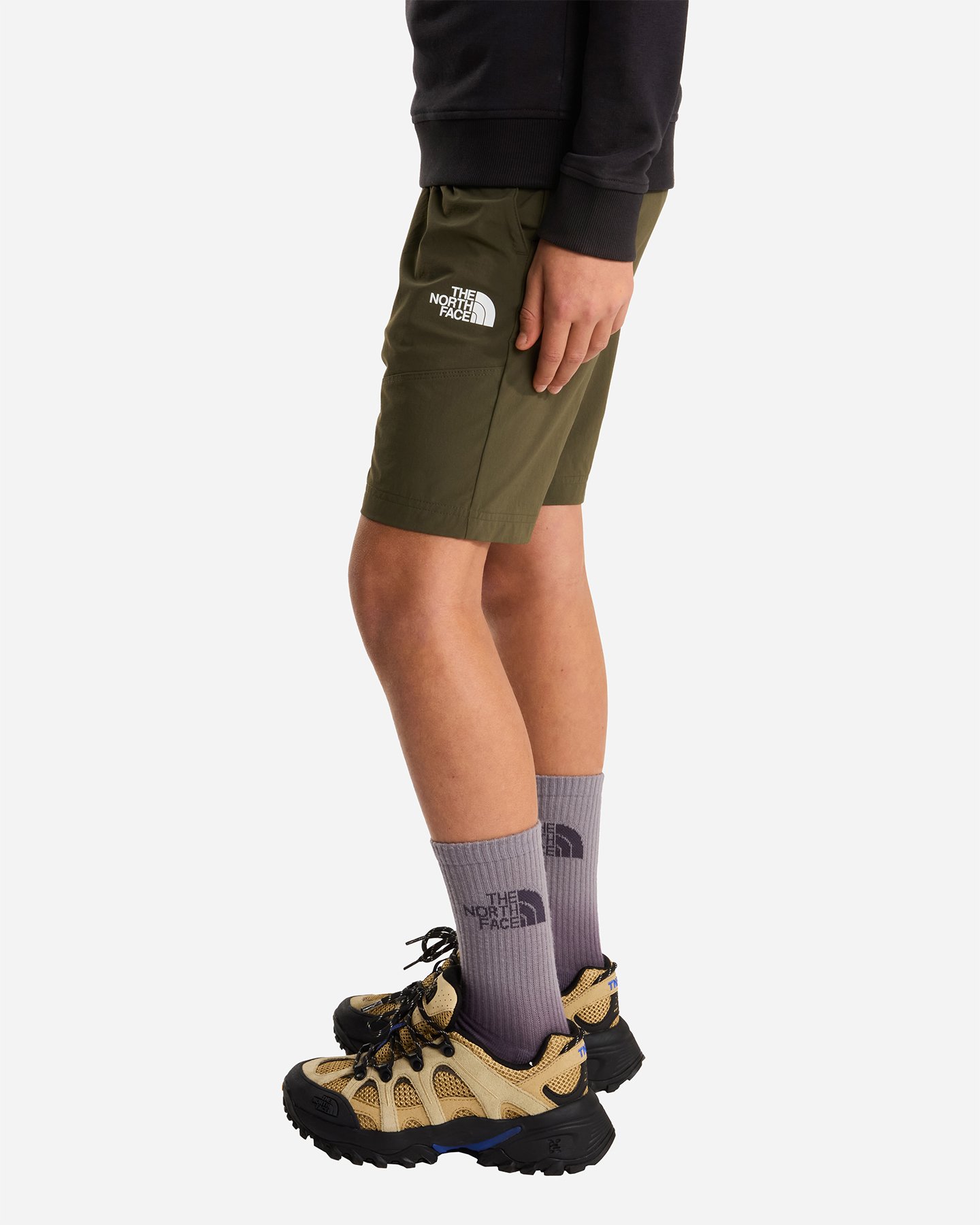 Bermuda THE NORTH FACE BASIC JR - Verde - 3 | Cisalfa Sport