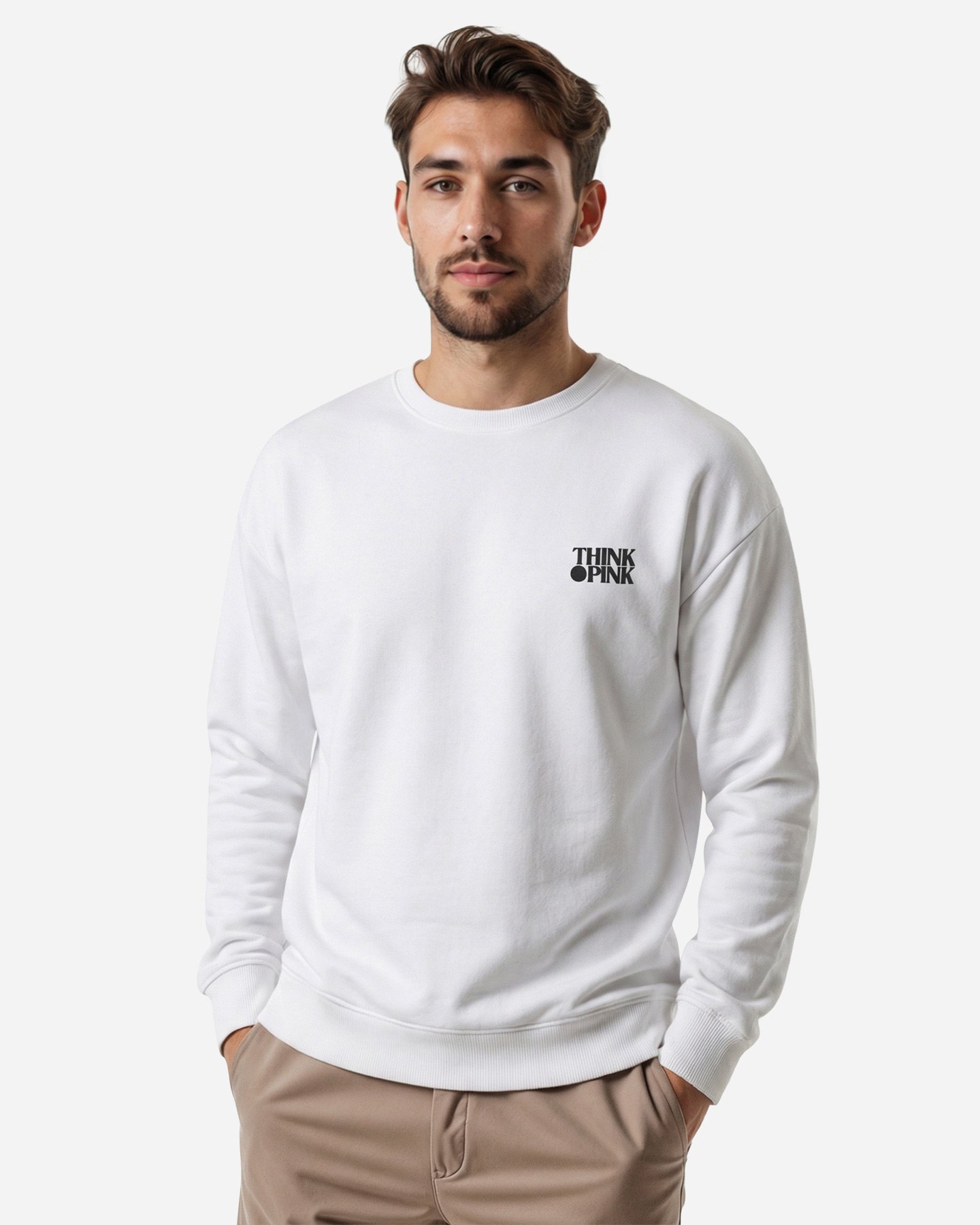 Felpa THINK PINK GOPCORE M - Bianco - 2 | Cisalfa Sport