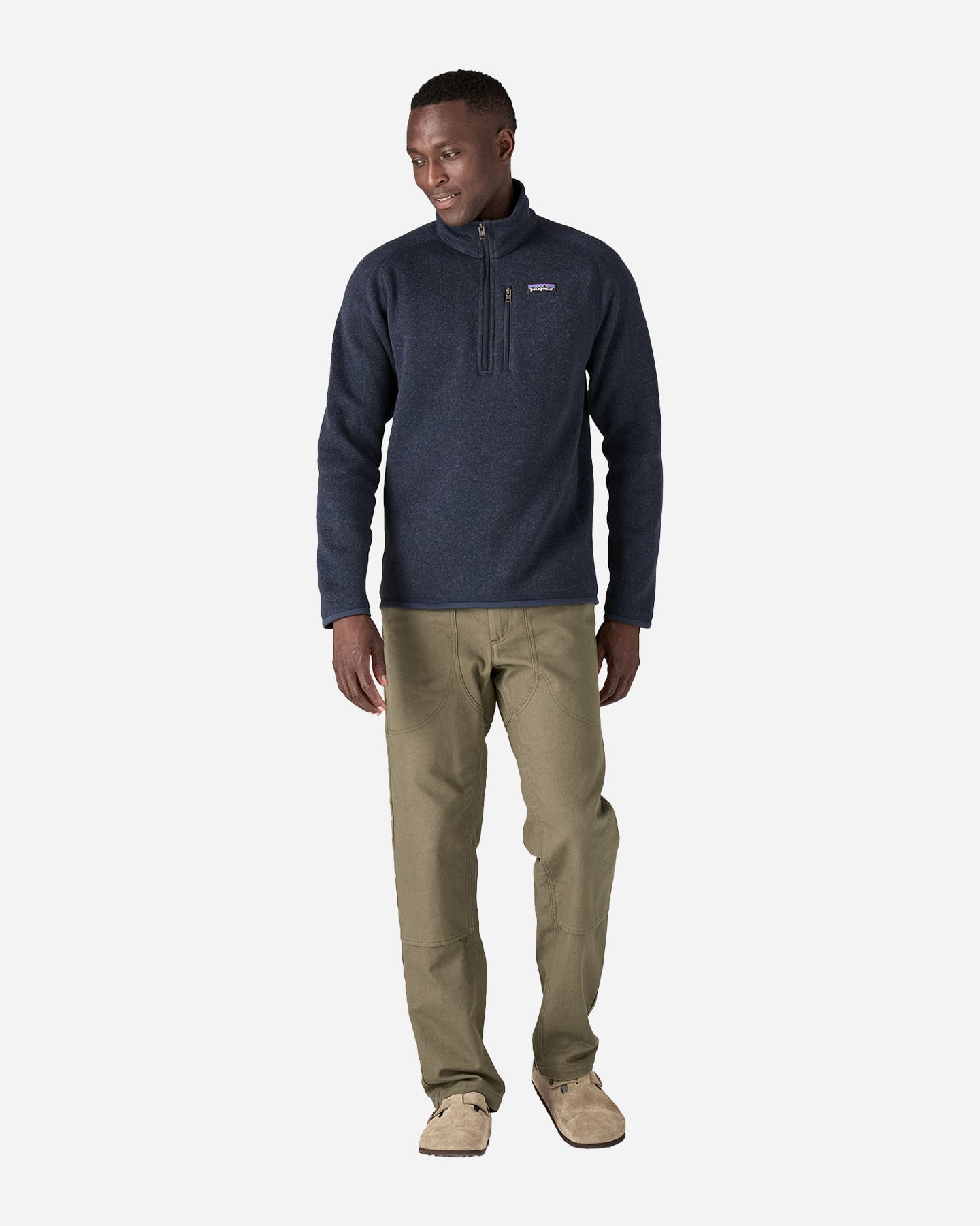 Pile PATAGONIA BETTER SWEATER 1/4 M - Blu - 2 | Cisalfa Sport