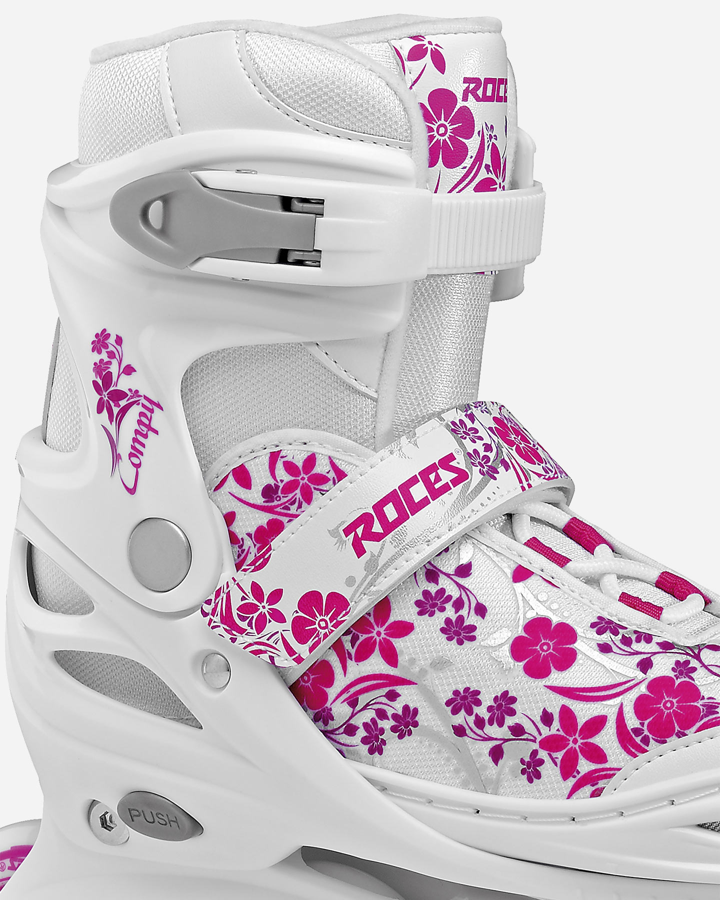 Pattini inline ROCES COMPY 8.0 JR - Bianco - 1 | Cisalfa Sport