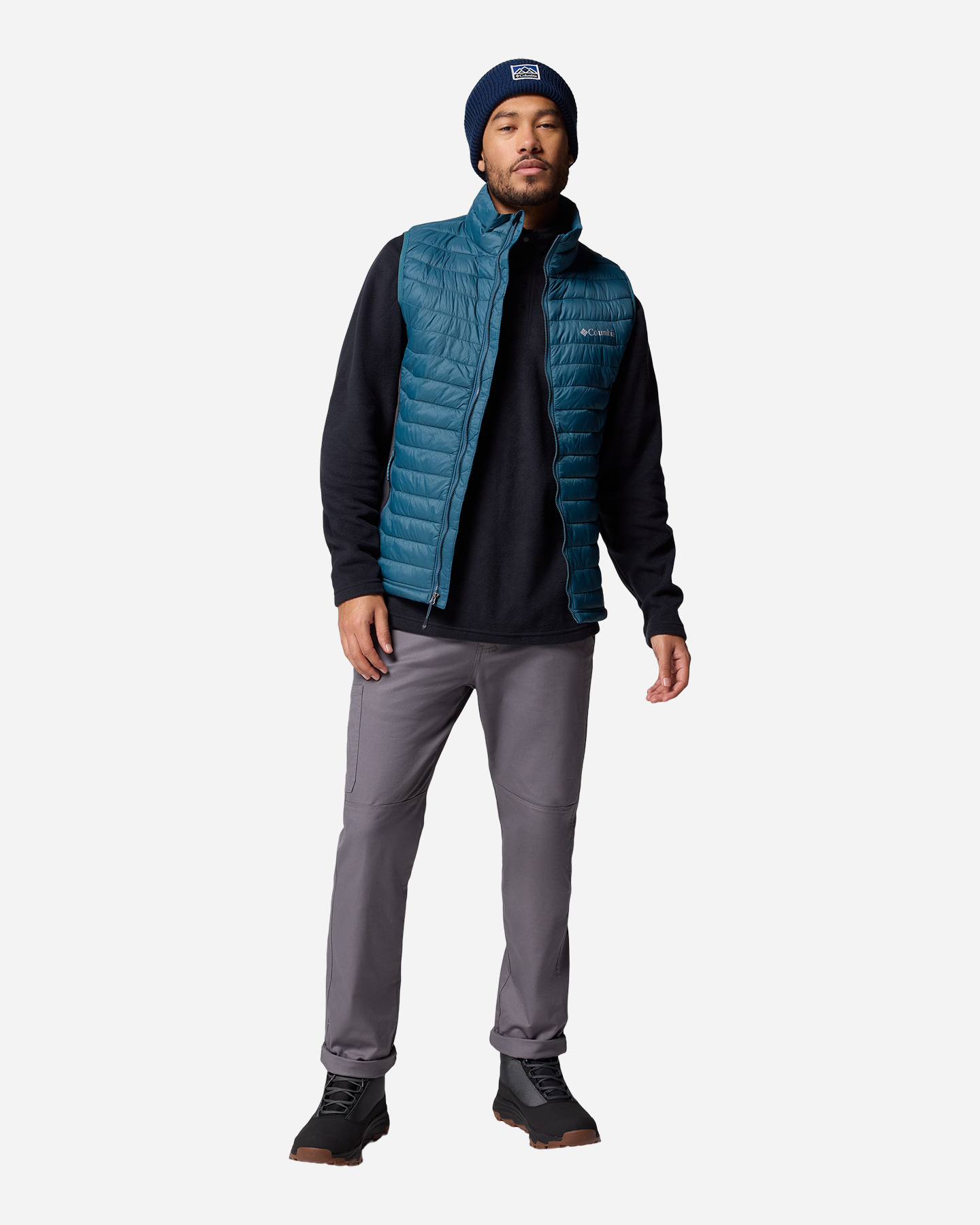 Gilet COLUMBIA POWDER PASS HYBRID M - Blu - 3 | Cisalfa Sport