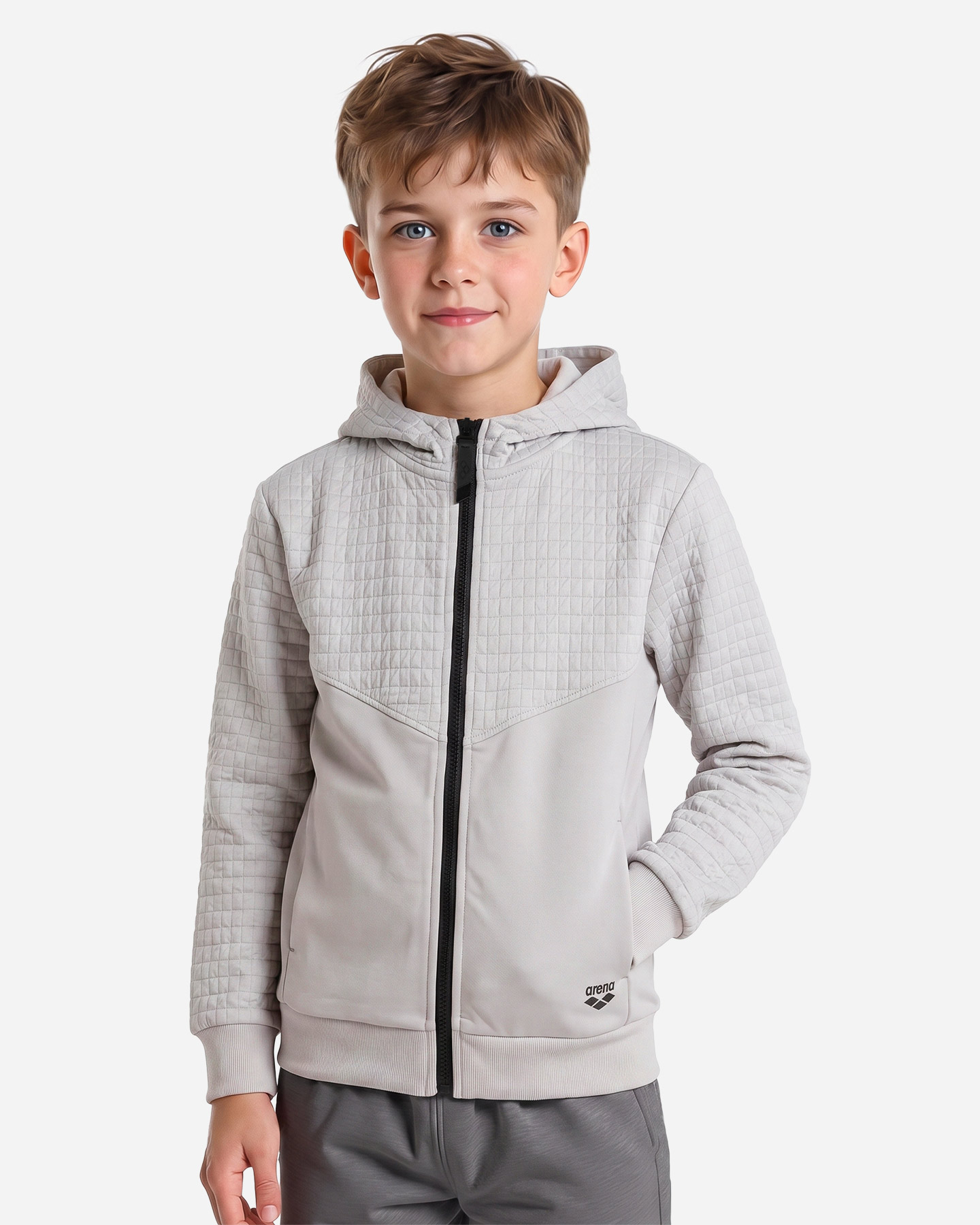 Felpa ARENA ATHLETIC ESSENTIAL JR - Grigio - 2 | Cisalfa Sport
