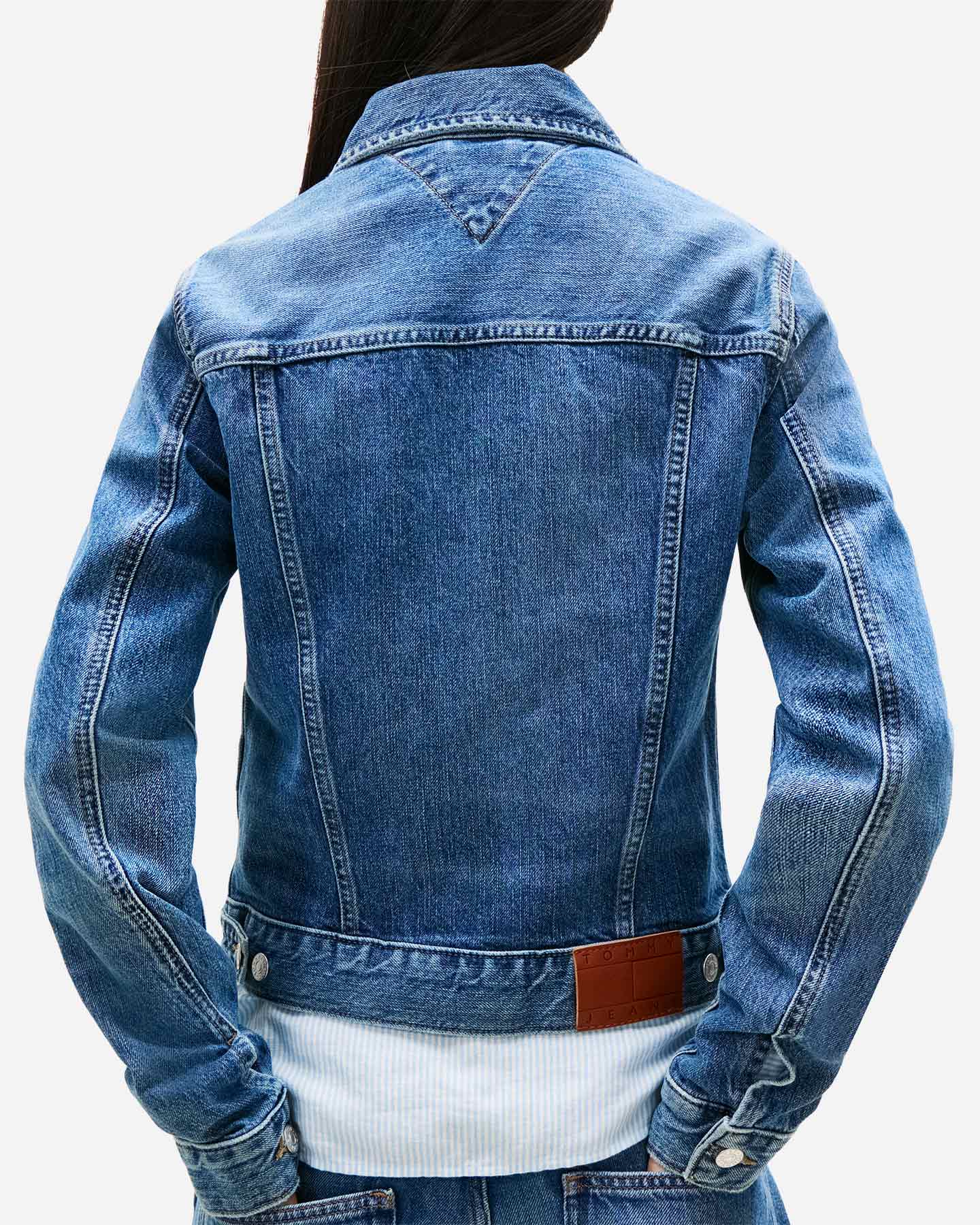 Giubbotto TOMMY HILFIGER CLASSIC TRUCKER DENIM W - Denim - 4 | Cisalfa Sport