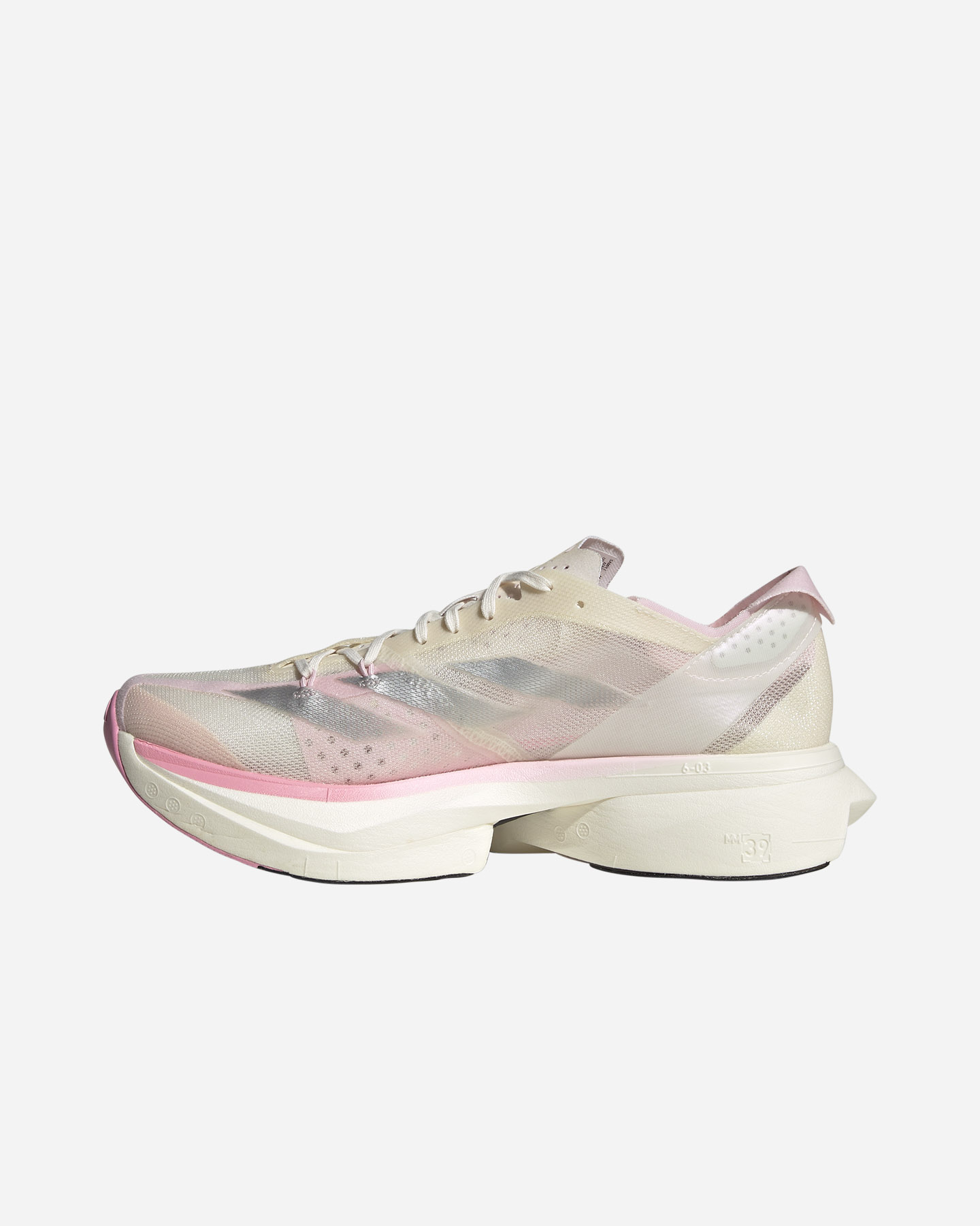 Scarpe running ADIDAS ADIZERO ADIOS PRO 3 W - Bianco - 4 | Cisalfa Sport