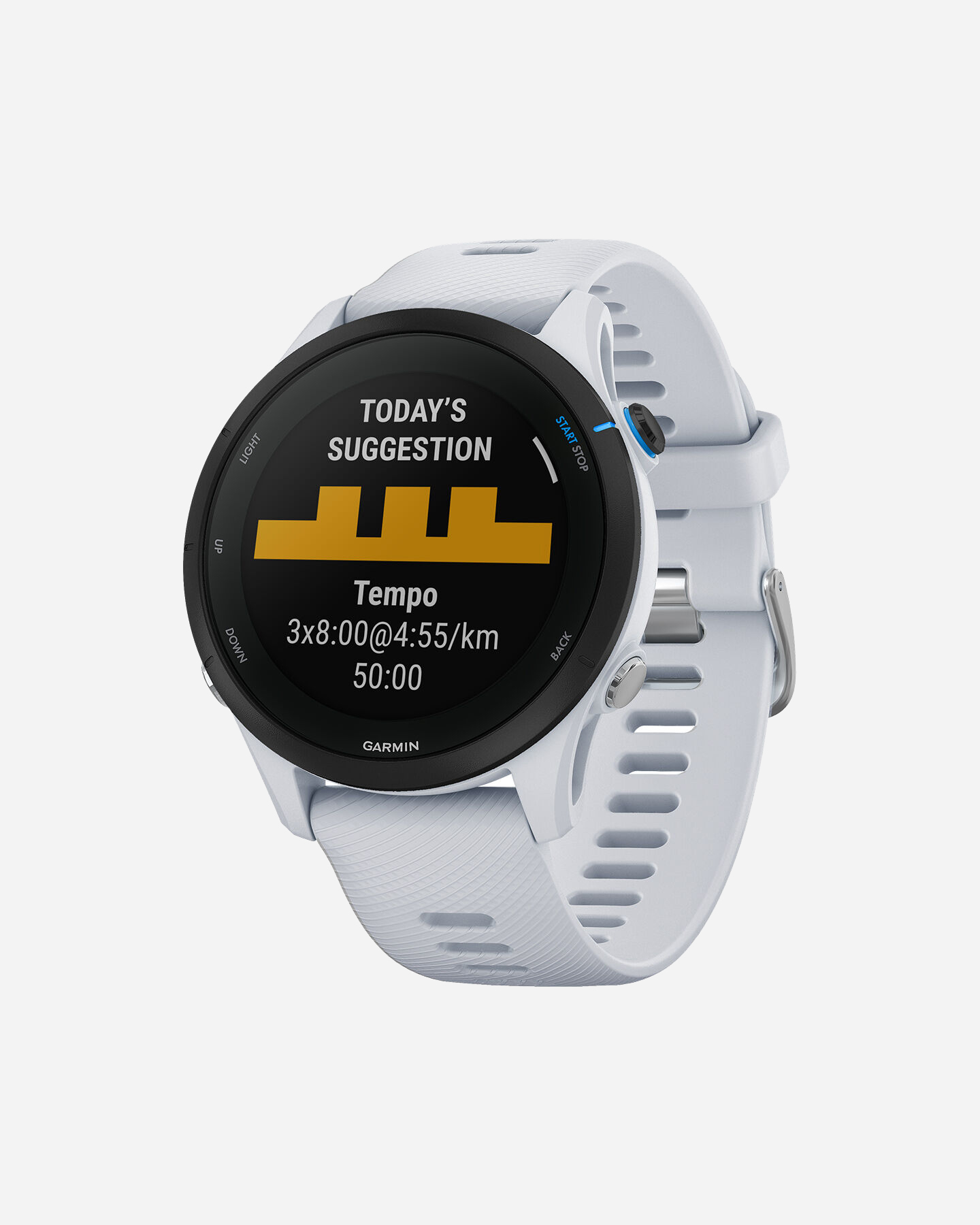 Orologio multifunzione GARMIN FORERUNNER 255 MUSIC - Bianco - 2 | Cisalfa Sport