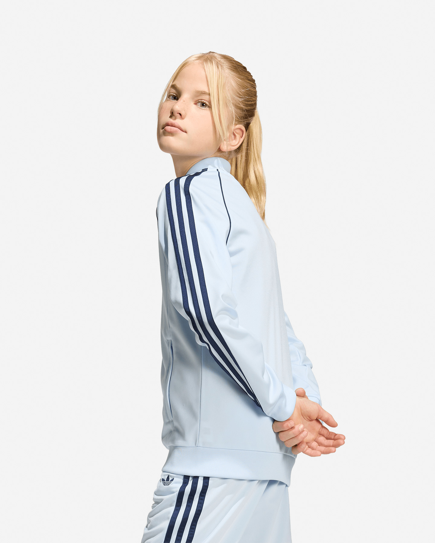 Felpa ADIDAS SST JR - Azzurro - 2 | Cisalfa Sport