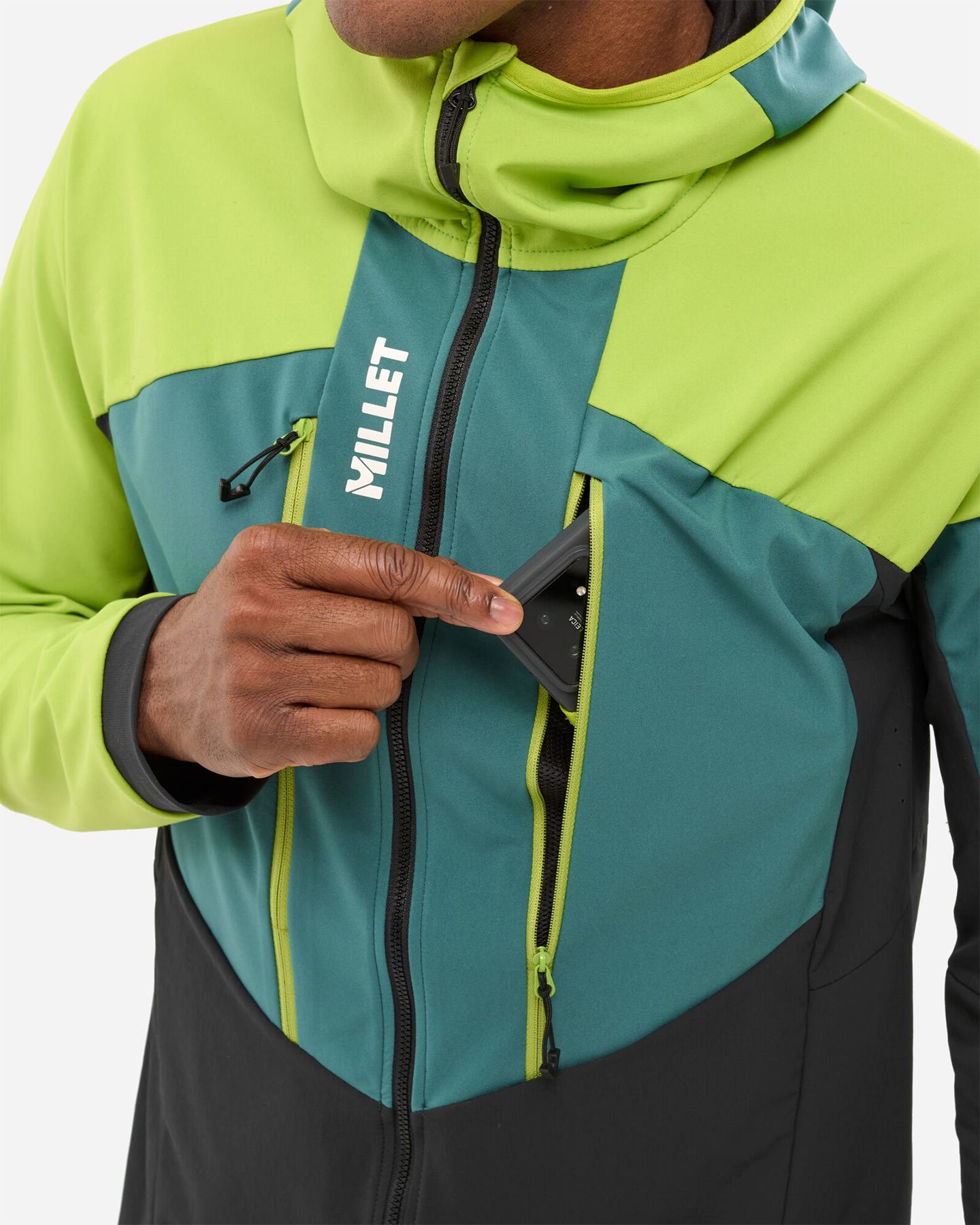 Giacca outdoor MILLET WHITE SHIELD M - Verde - 3 | Cisalfa Sport