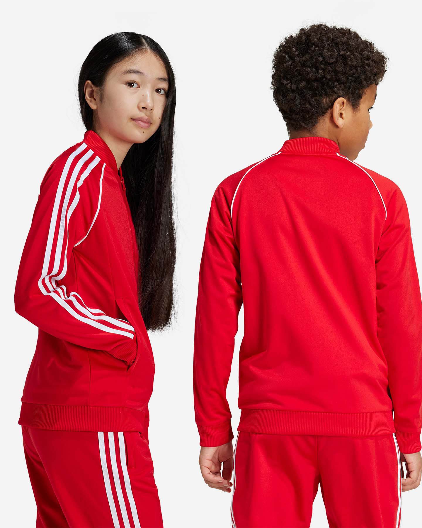 Felpa ADIDAS CLASSIC JR - Rosso - 3 | Cisalfa Sport