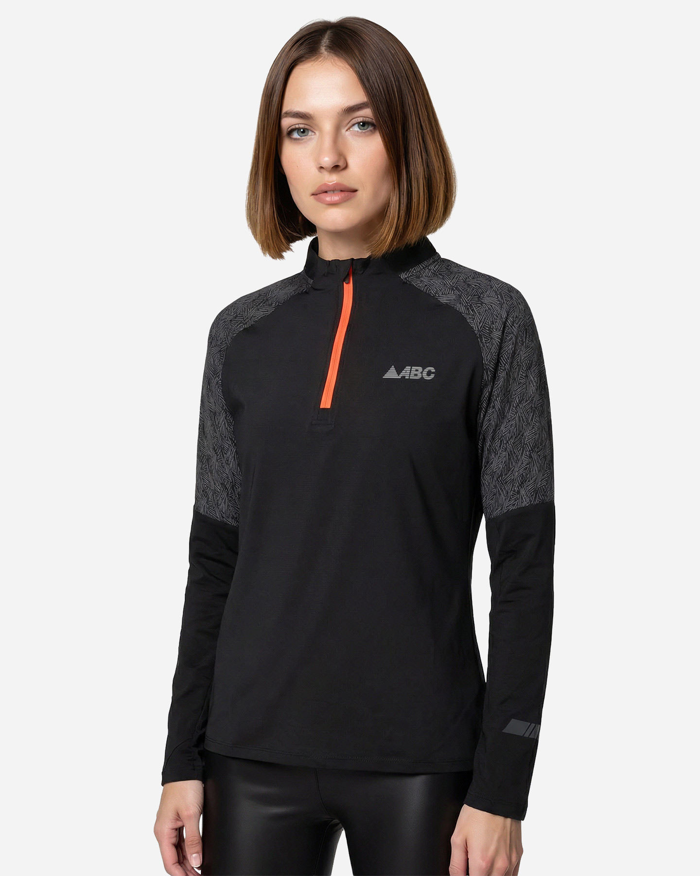 Giacca running ABC REFLEX W - Nero - 2 | Cisalfa Sport