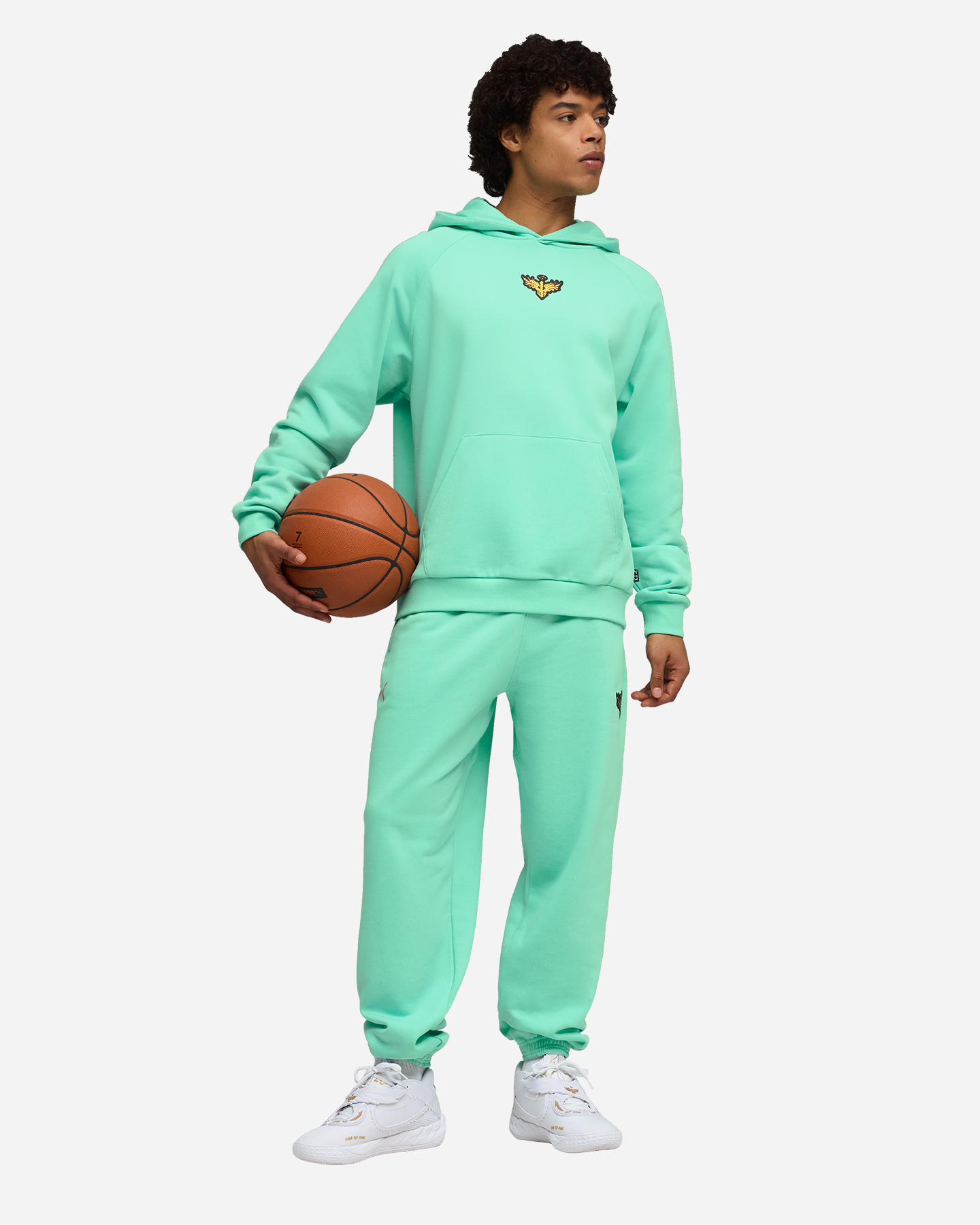 Abbigliamento basket PUMA MELO ALWAYZ ON M - Verde - 3 | Cisalfa Sport