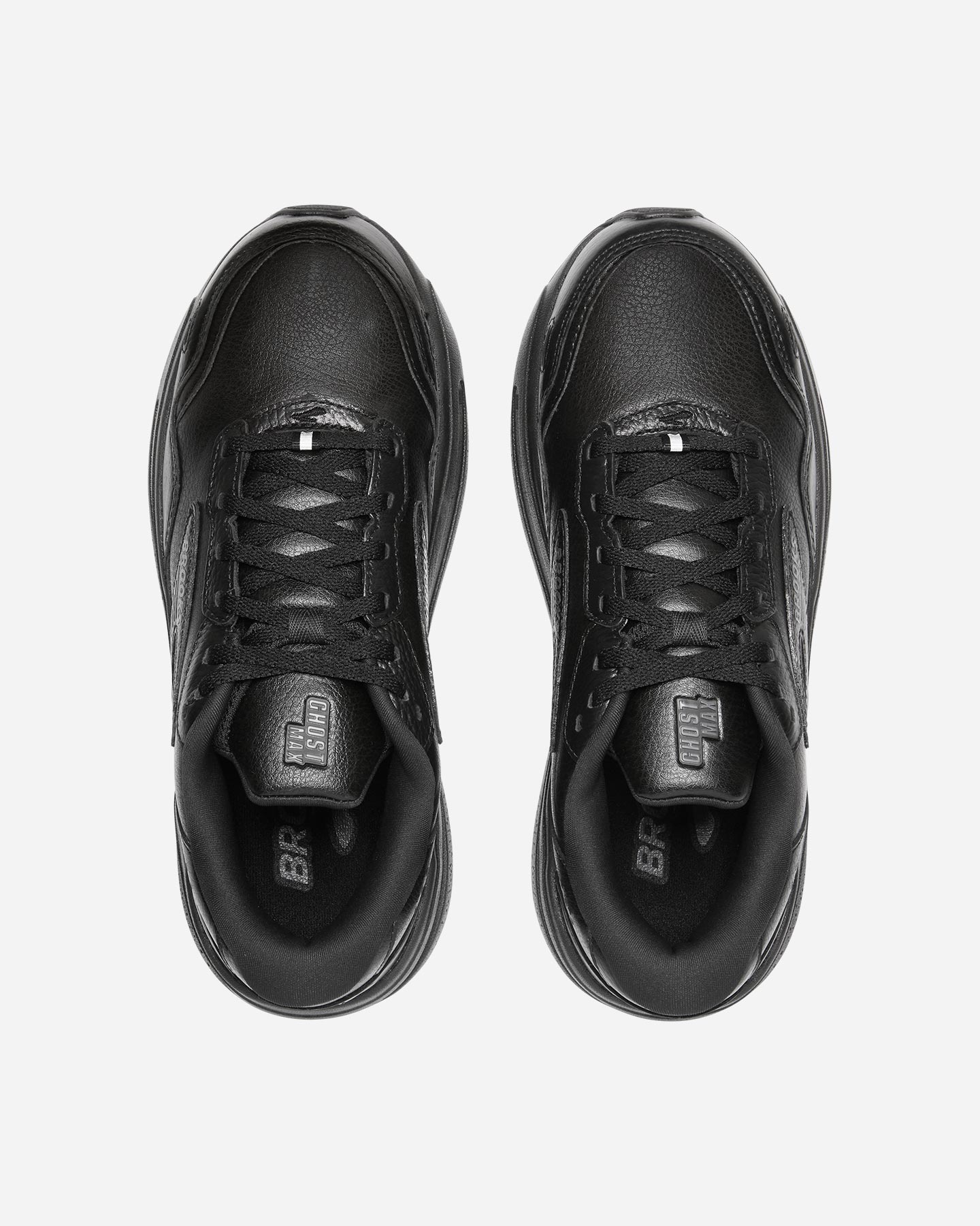 Scarpe running BROOKS GHOST MAX LEATHER M - Nero - 4 | Cisalfa Sport