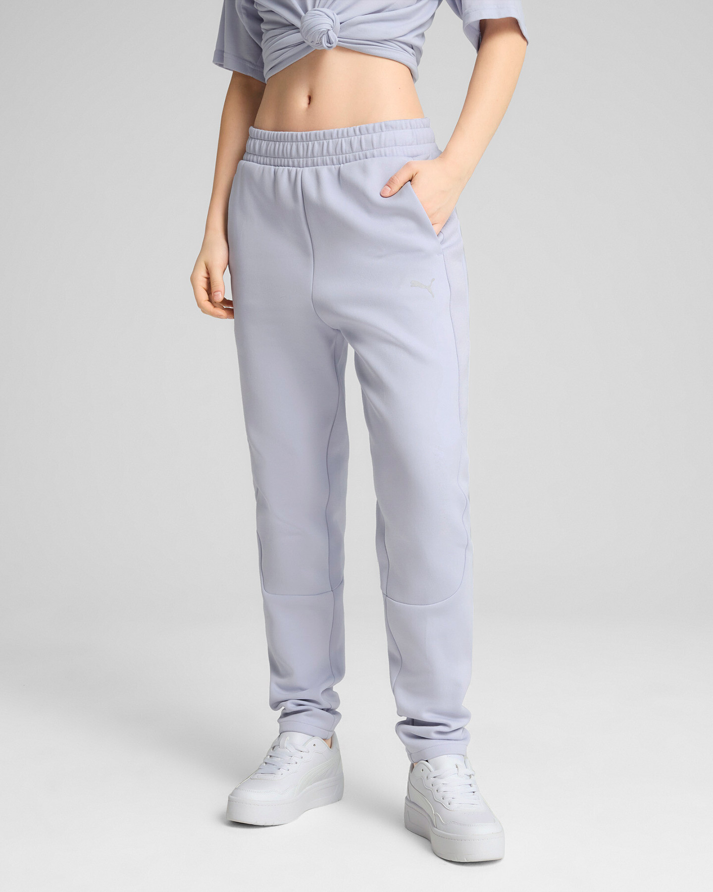 Pantalone PUMA BASIC W - Lilla - 2 | Cisalfa Sport