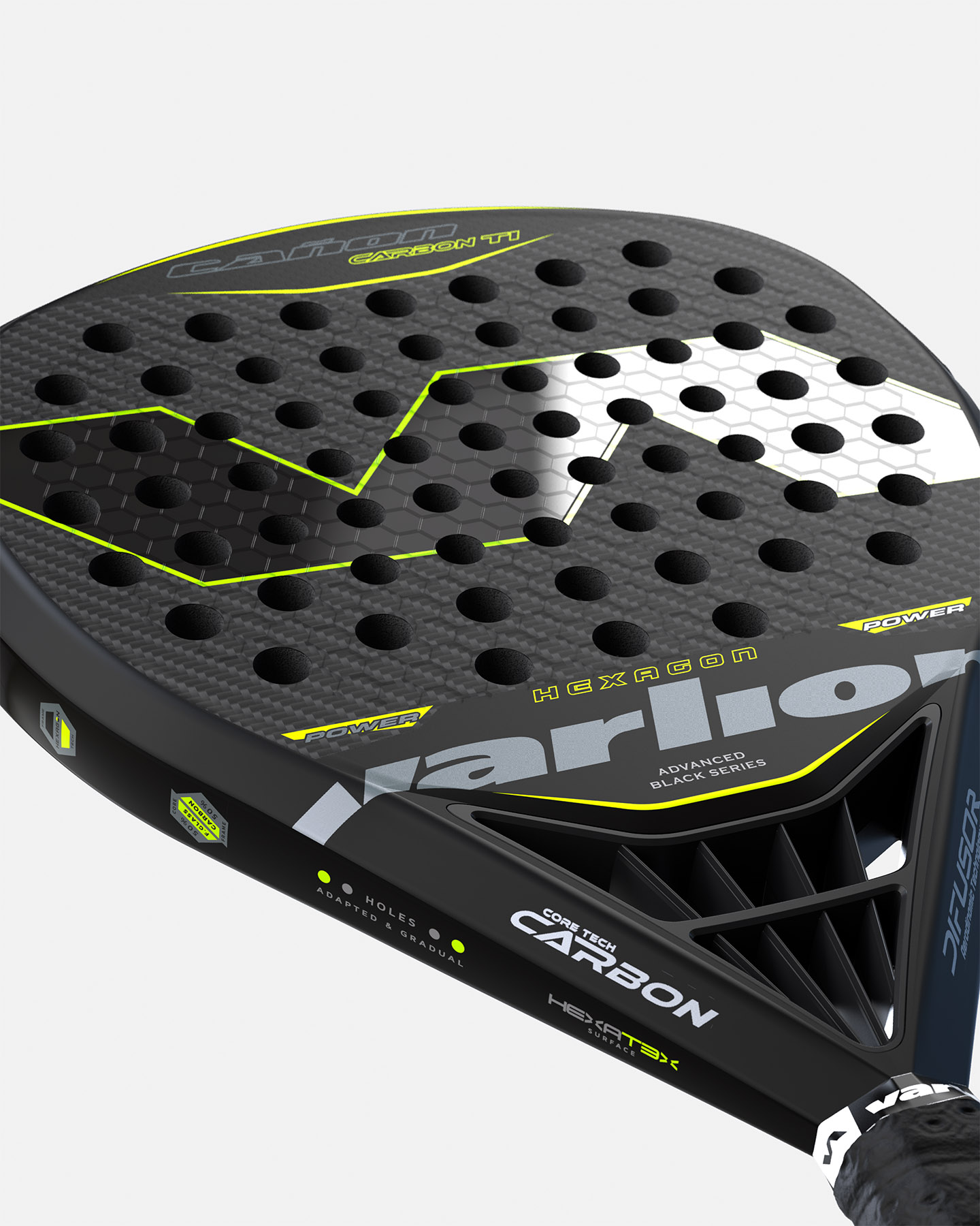 Racchetta padel intermedia VARLION CANON C TI DIFUSOR PADEL  - Nero - 4 | Cisalfa Sport