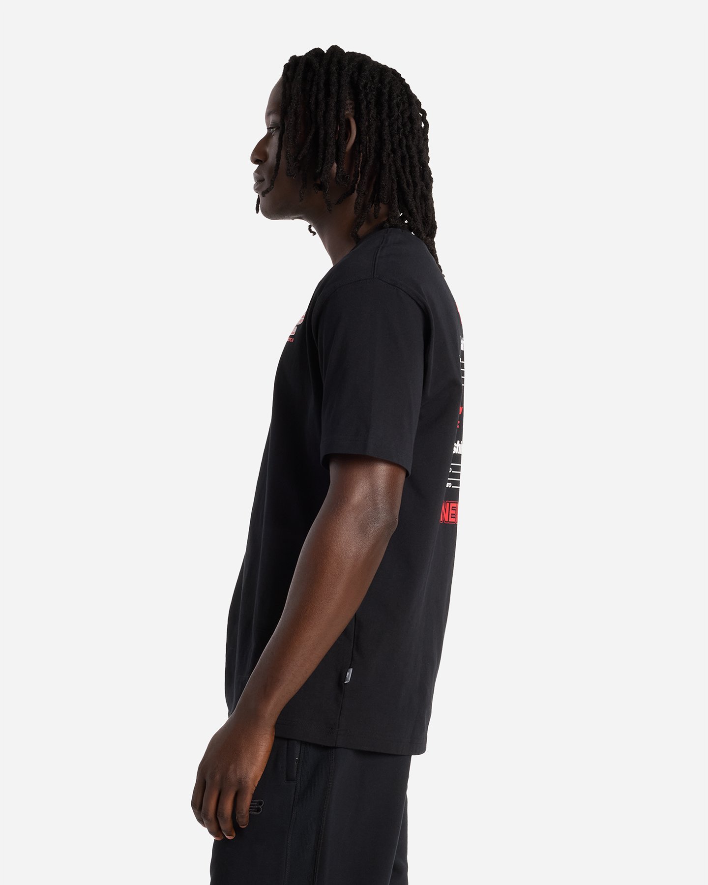 T-shirt NEW BALANCE ATHLETICS GRAPHICS RAMEN M - Nero - 1 | Cisalfa Sport