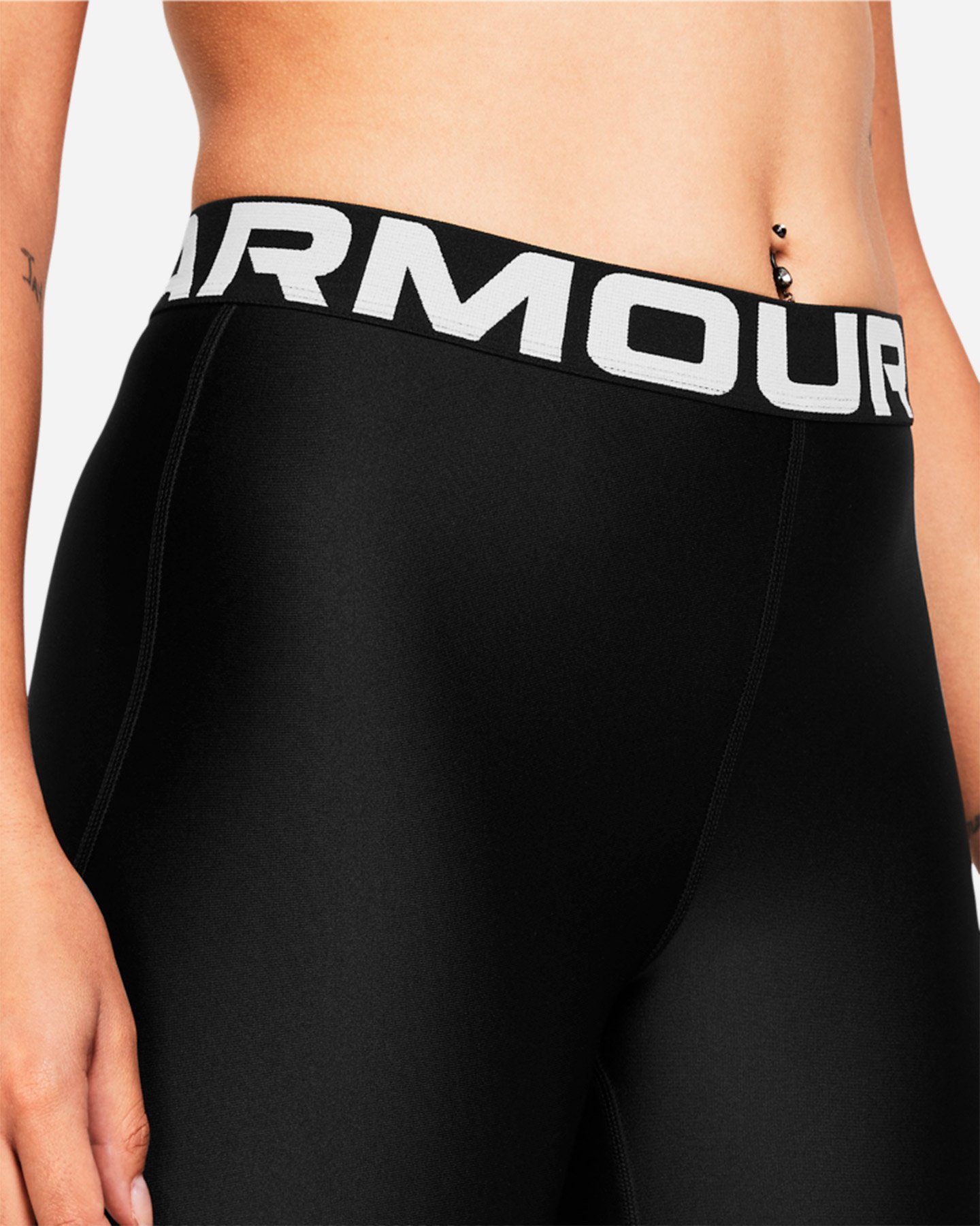 Short training UNDER ARMOUR AUTHENTICS 8IN W - Nero - 4 | Cisalfa Sport