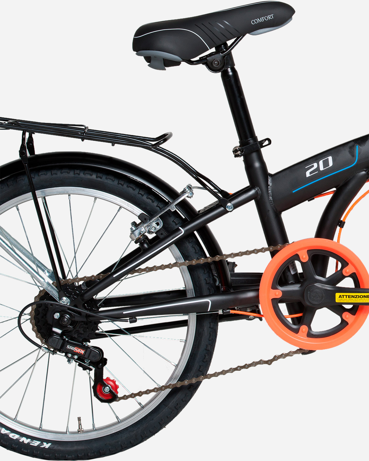 City bike RUSH BICICLETTA PIEGHEVOLE - Arancione - 1 | Cisalfa Sport