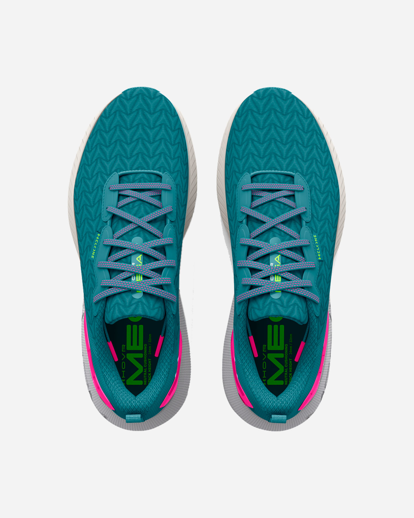 Scarpe running UNDER ARMOUR HOVR MEGA 3 CLONE W - Verde - 2 | Cisalfa Sport