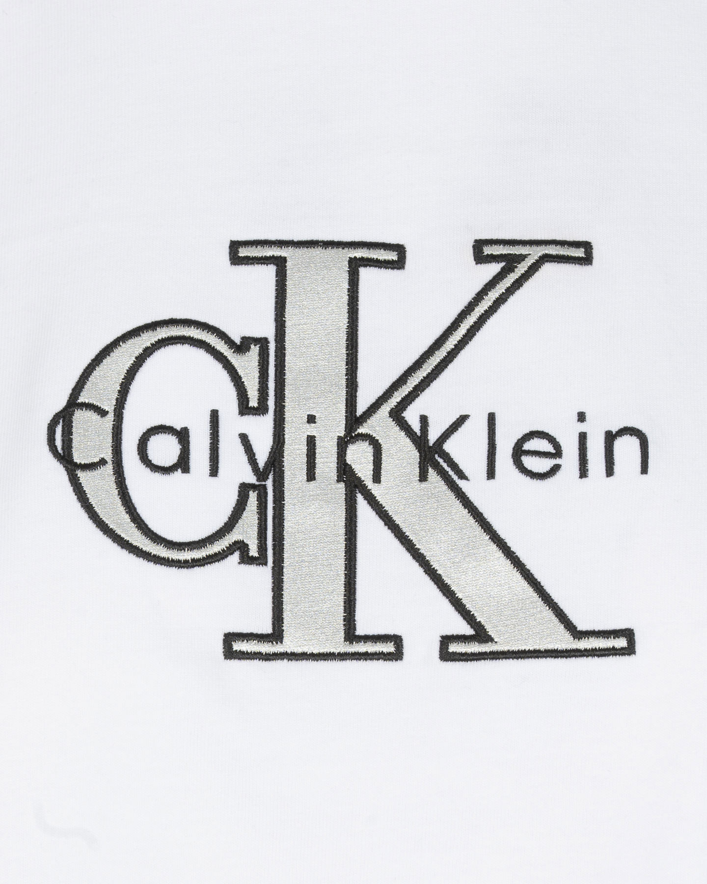 T-shirt CALVIN KLEIN JEANS MONOLOGO W - Bianco - 2 | Cisalfa Sport