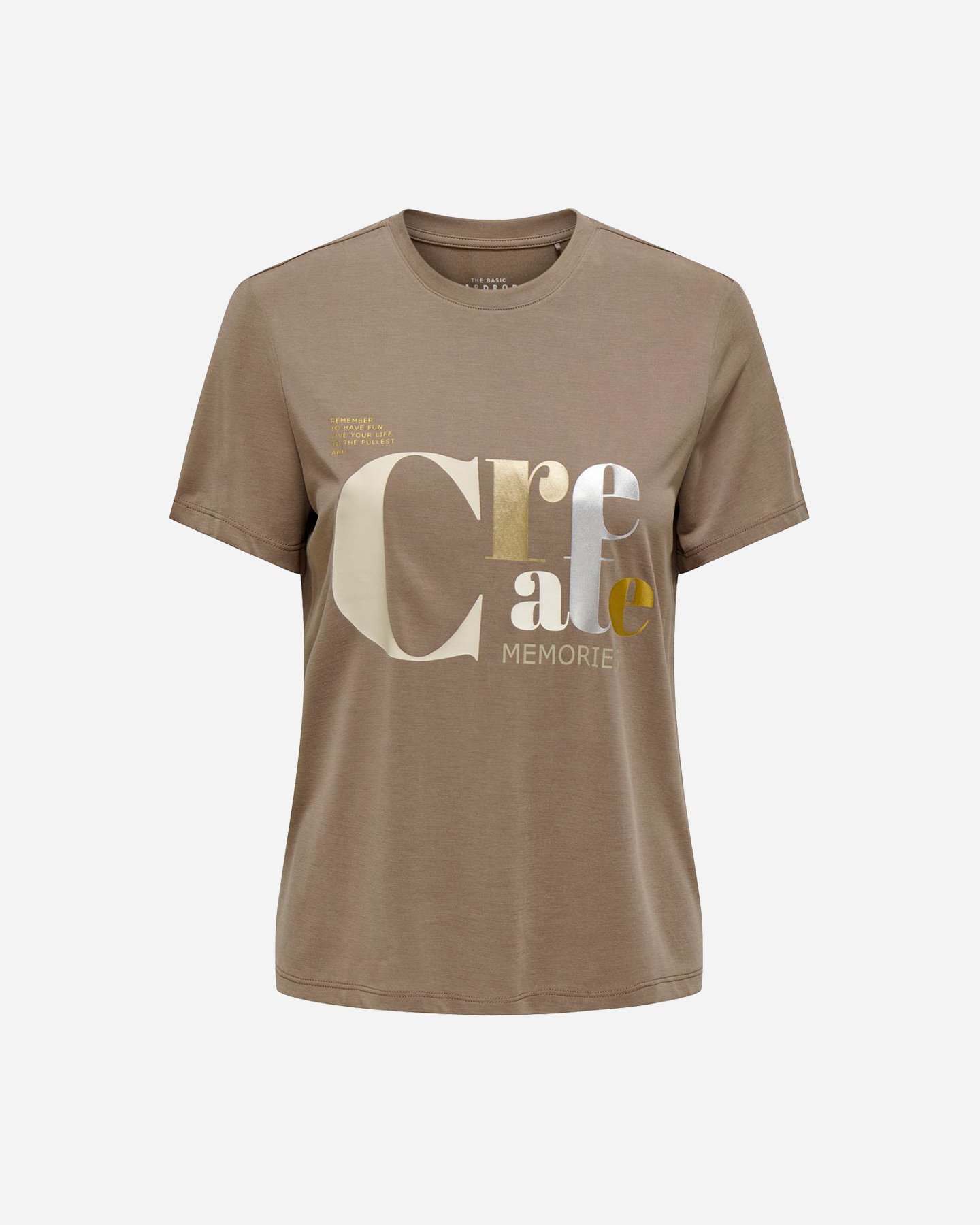 T-shirt ONLY FREE MODAL W - Marrone - 0 | Cisalfa Sport