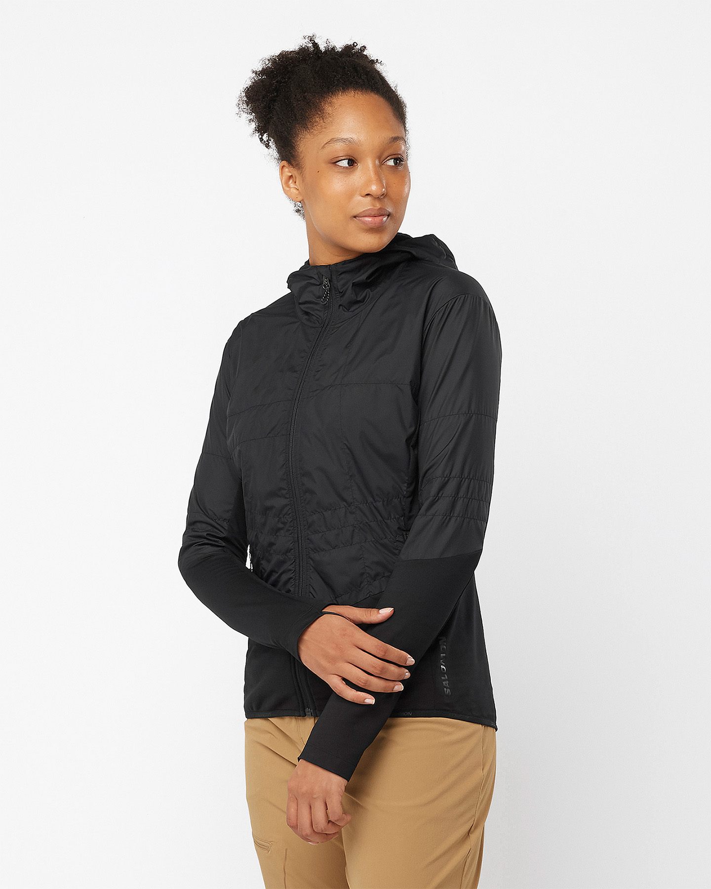 Pile SALOMON OUTLINE HYBRID ALL SEASON W - Nero - 1 | Cisalfa Sport