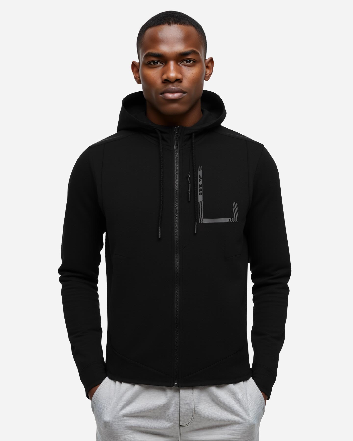 Felpa ARENA EVOLVING ATHLETIC M - Nero - 3 | Cisalfa Sport