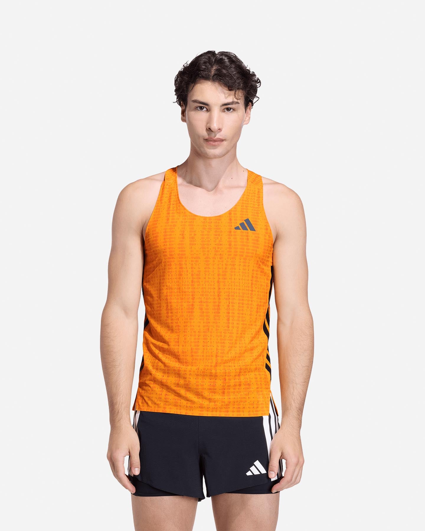 Canotta running ADIDAS ADIZERO M - Arancione - 1 | Cisalfa Sport