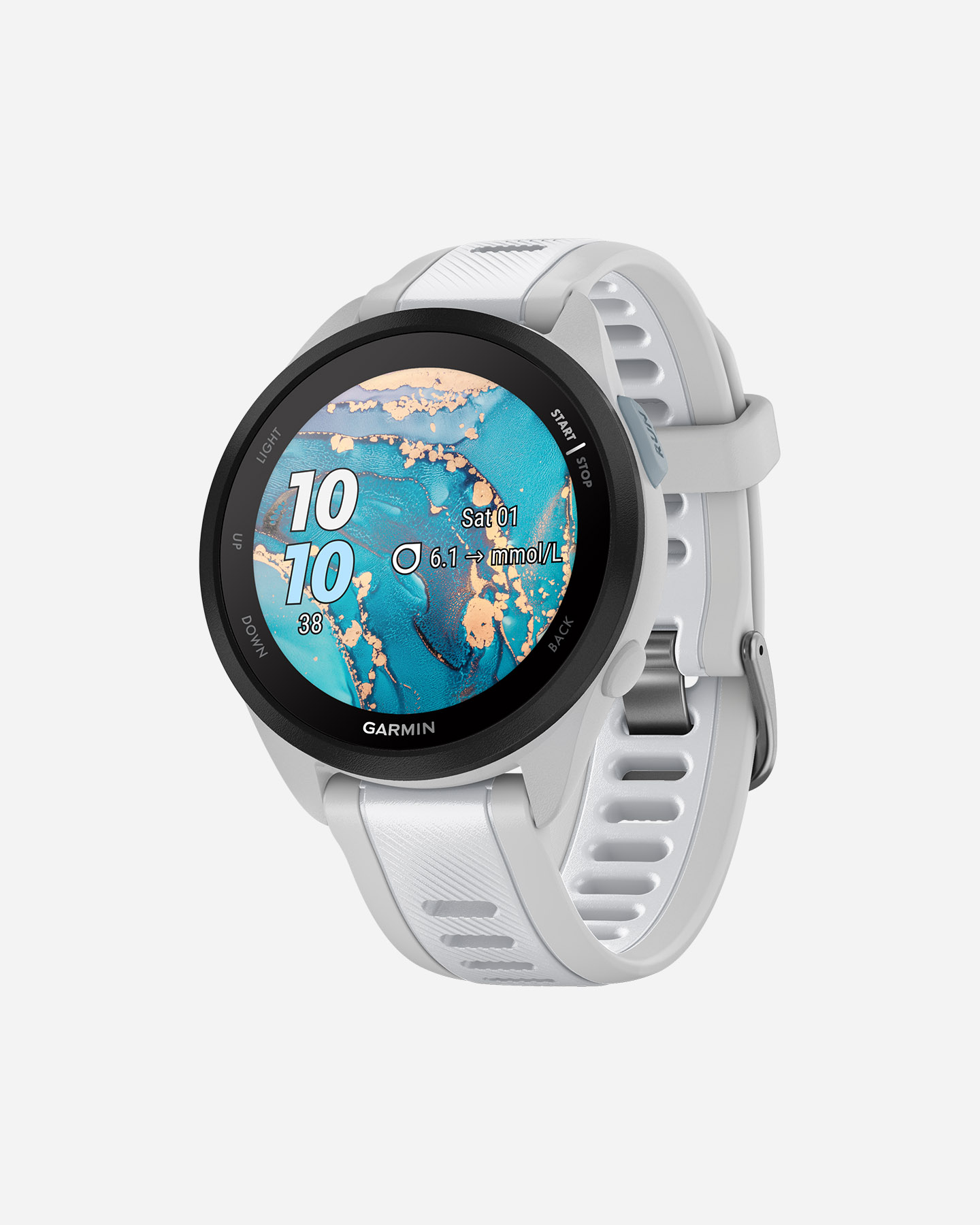 Orologio multifunzione GARMIN FORERUNNER 165 MUSIC  - Bianco - 2 | Cisalfa Sport