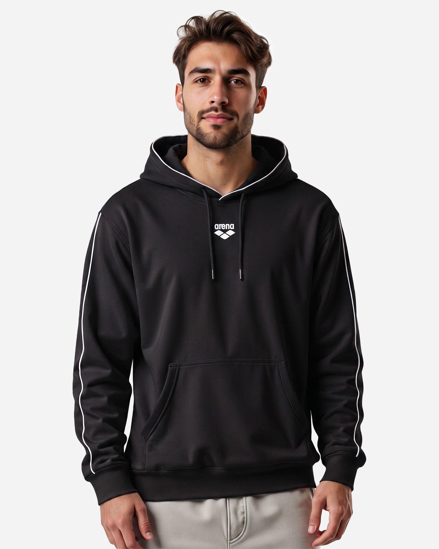 Felpa ARENA ATHLETIC PROGRESS M - Nero - 2 | Cisalfa Sport