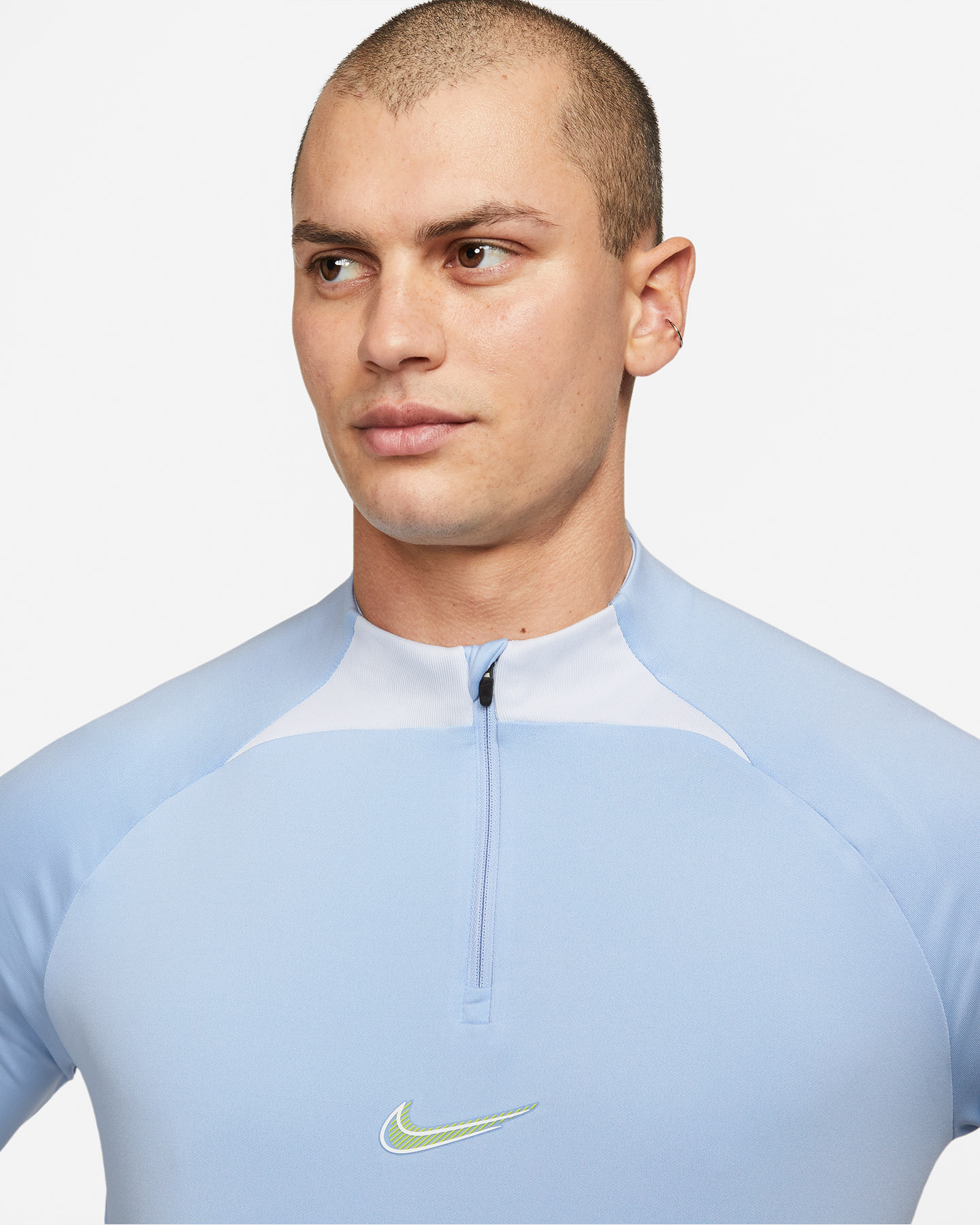 Maglia calcio NIKE DRI FIT STRIKE DRIL KPZ M - Azzurro - 2 | Cisalfa Sport