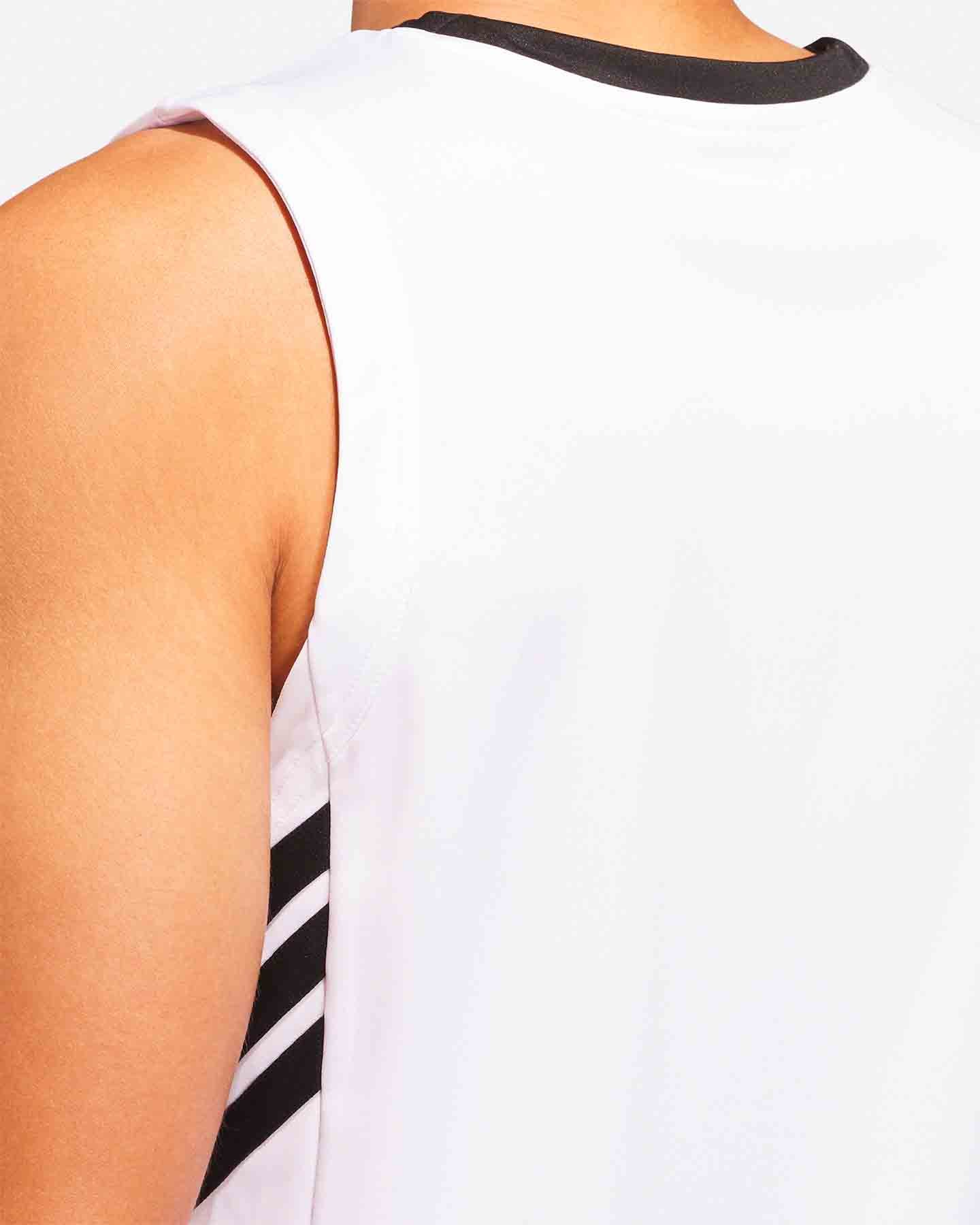 Maglia basket ADIDAS LEGENDS BADGE OF SPORT M - Bianco - 5 | Cisalfa Sport